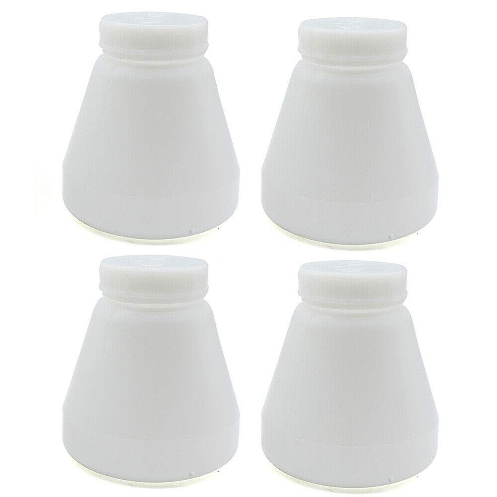 4x Bottles Hopper Cup For Electrostatic Coat System PC02/PC03 Spray Paint White
