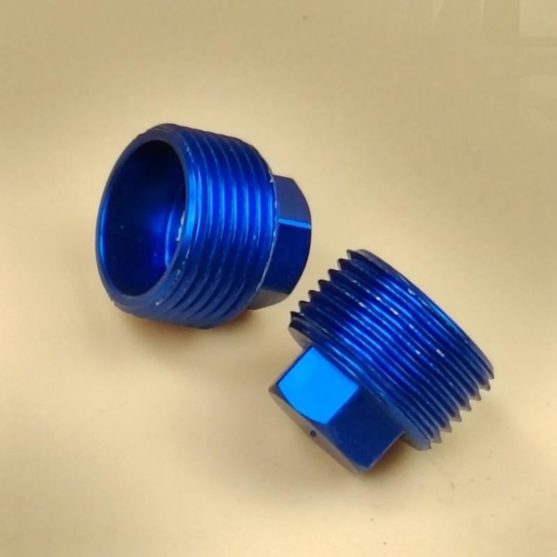 2-Pack 15B689 BLUE Grease Cap aftermarket for Fusion AP PC Air Purge Gun