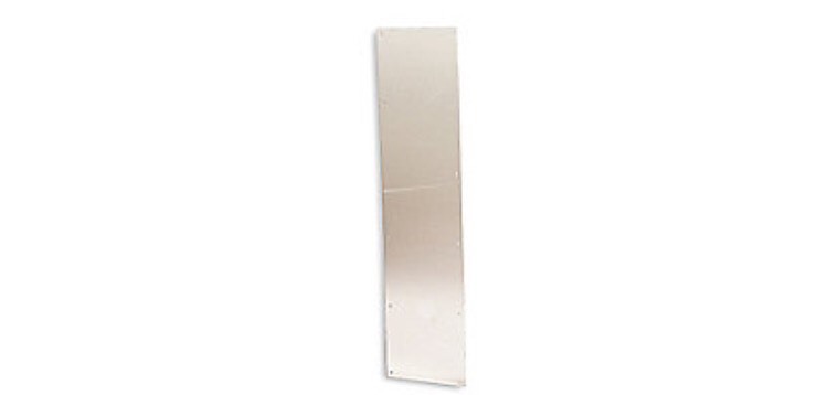 ROCKWOOD Door Protection Plate, Brass, Kick/Stretcher, 12″ Heigh X 36″ Width