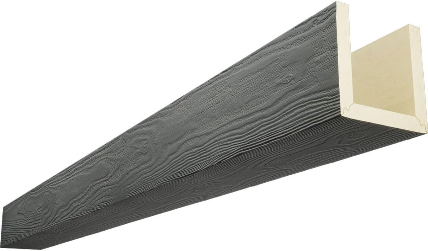 Timberthane 4x4x96″ Sandblasted Faux Wood Beam in Slate Finish