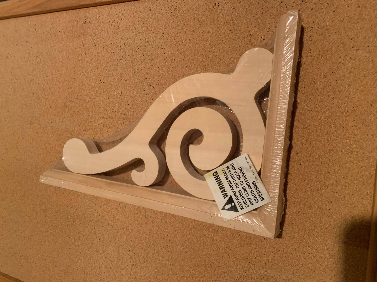 WADDELL MANUFACTURING BR501 8″ x 1-1/2″ x 11-3/4″ Decorative Scroll Bracket