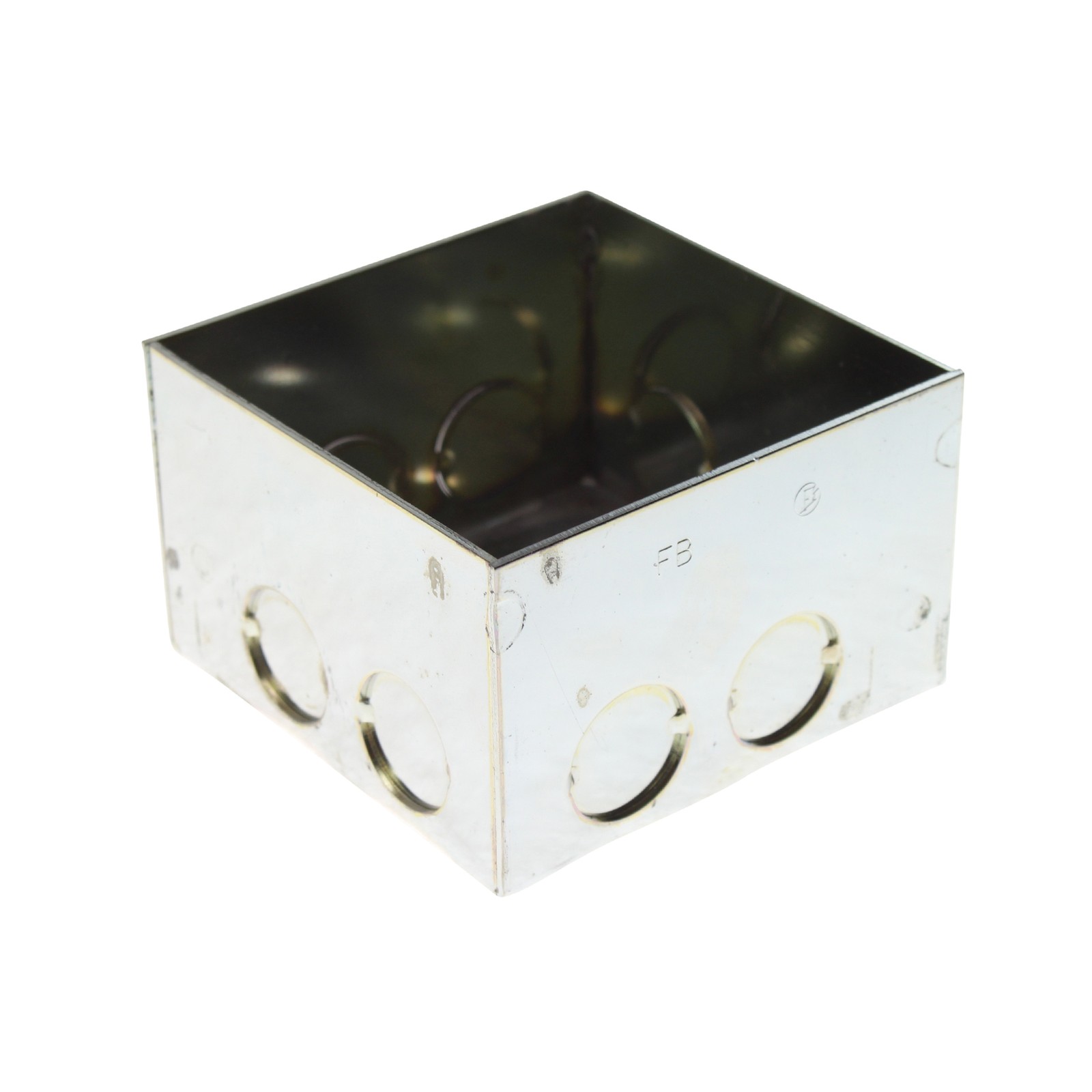 ADT FB-A FLUSH MOUNTING WELDED STEEL ALARM 4-SQUARE EXTRA DEEP DEVICE BOX