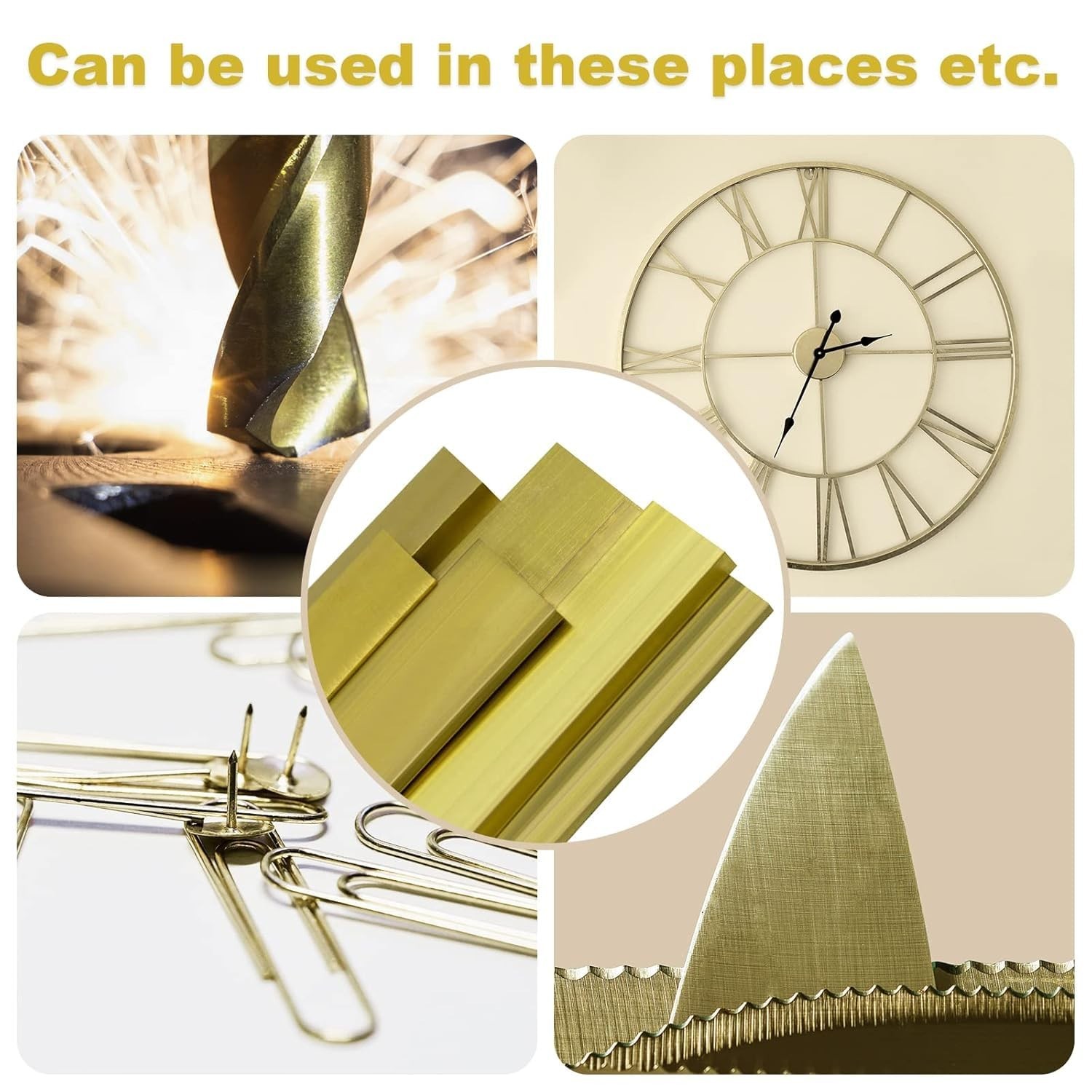 1/4″ x 2″ C360 Brass Flat BAR 12″ Long Solid .250″ Plate Mill Stock H02