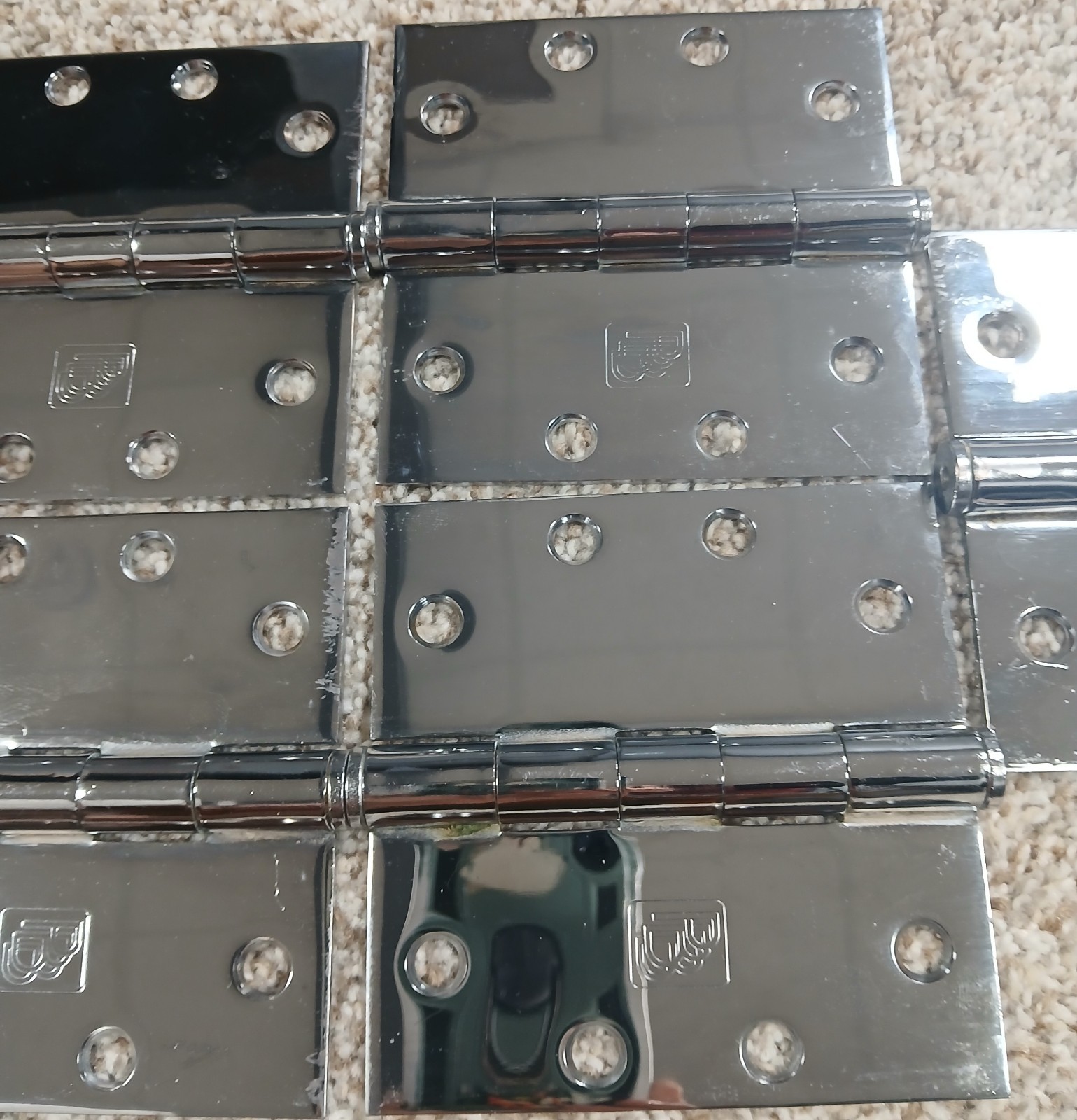 5 PBB World Class 4.5″x4.5″ Full Mortise Ball Bearing Door Hinges Stainless
