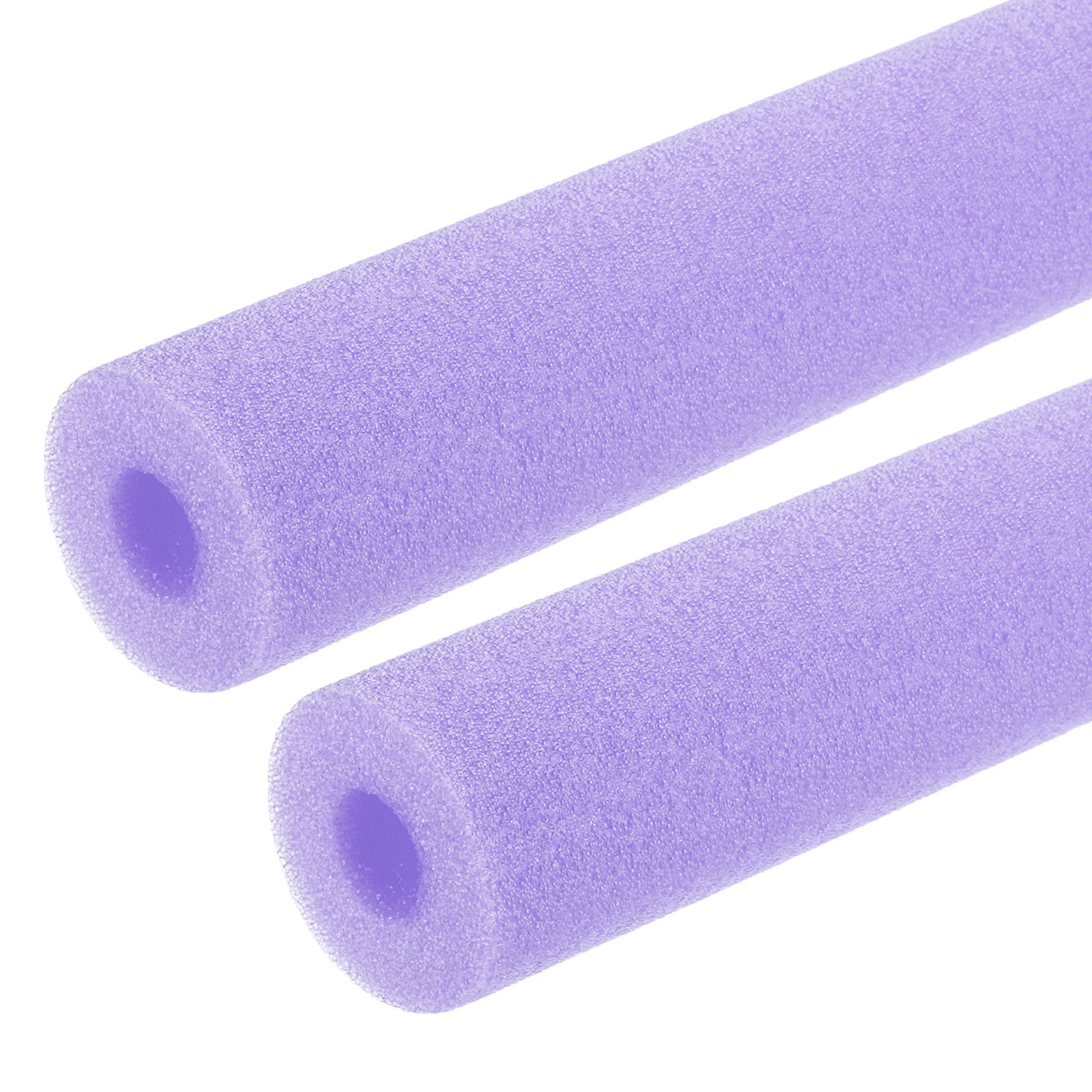 2pcs 1″ ID 4FT Pipe Insulation Foam Tube 2.56″ OD Tubing Cover Purple
