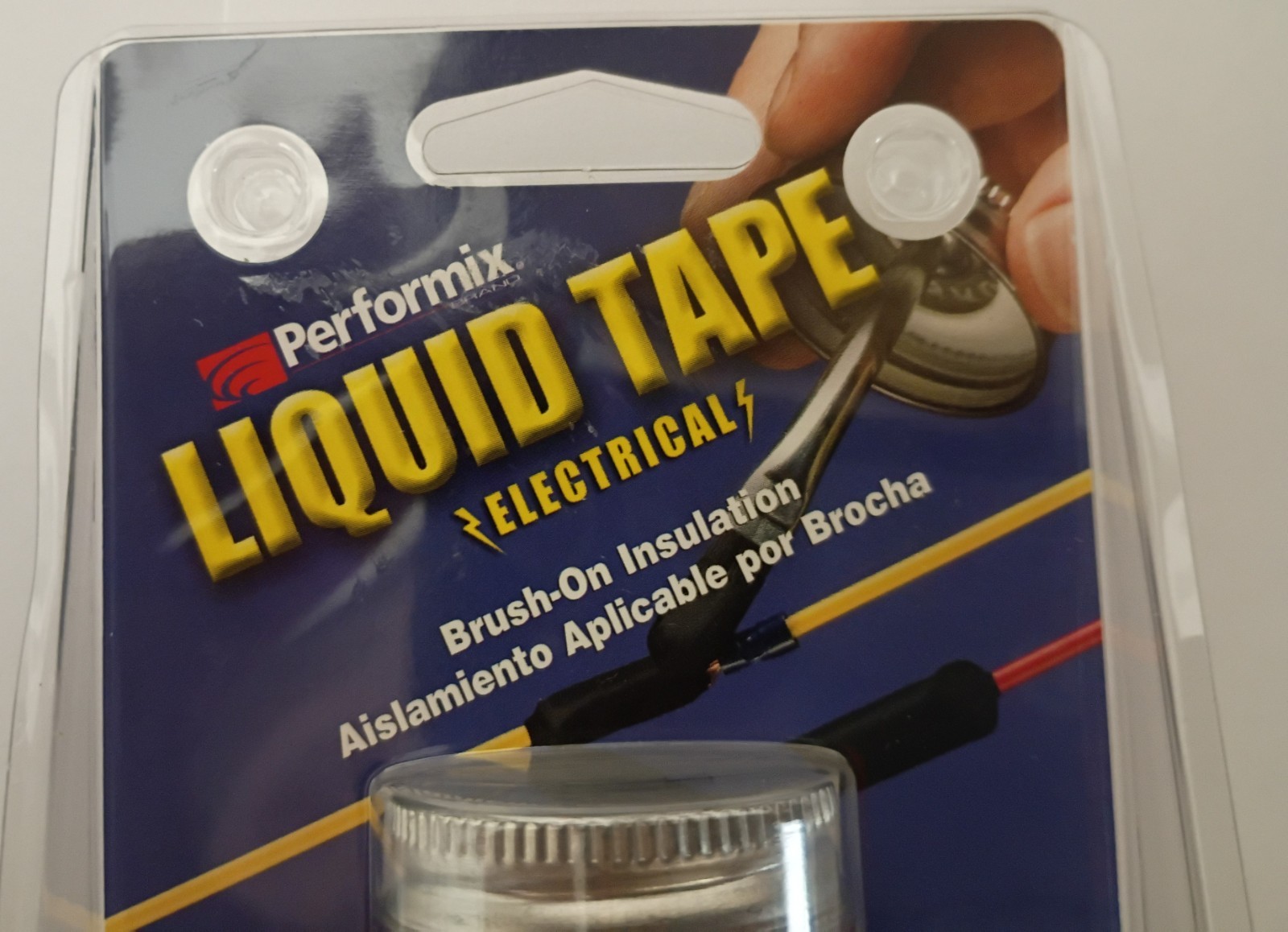 Red Plastic Dip Insulator For Bare Wires. 118ml Container Brush Included
