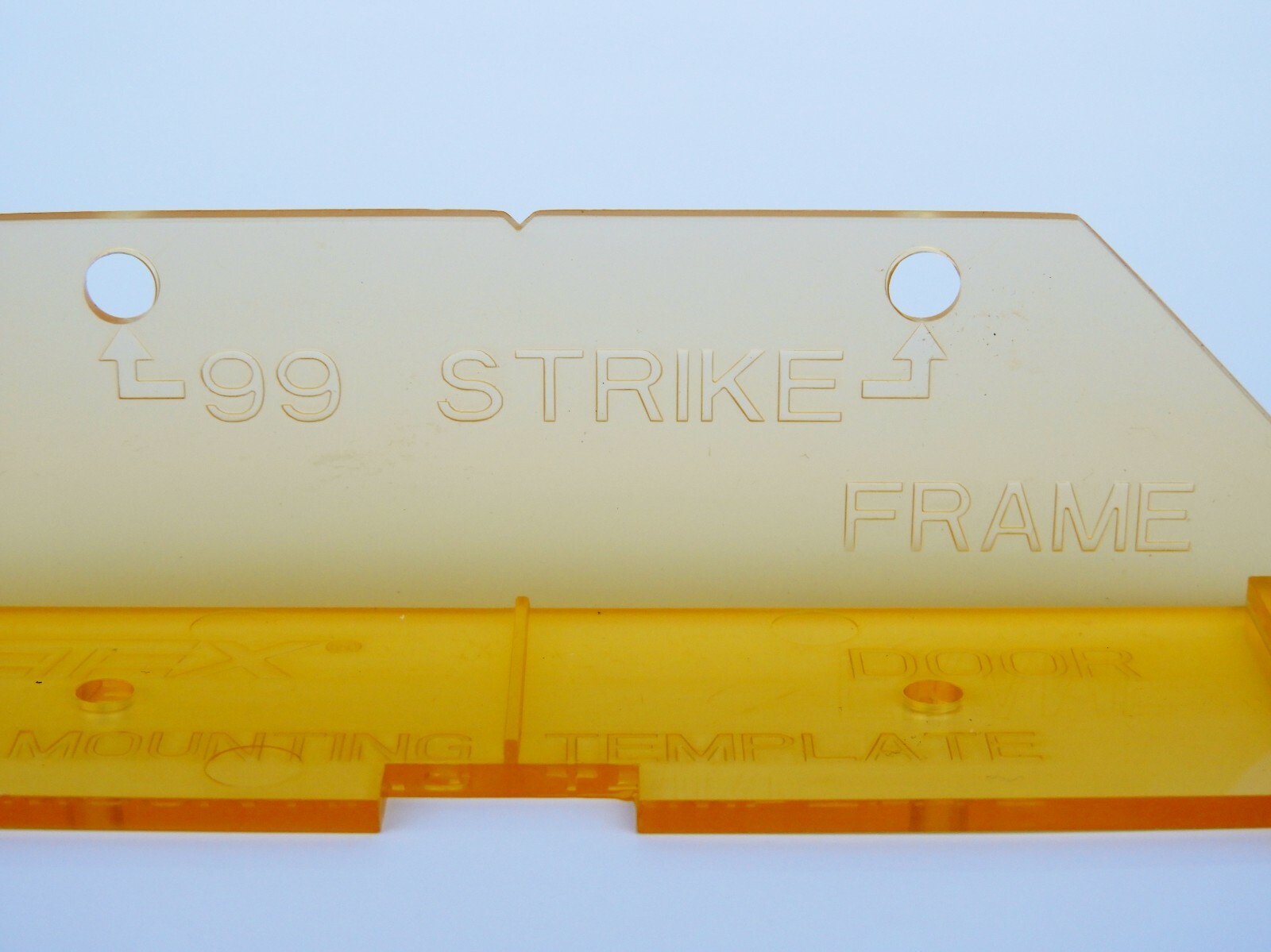 3pcs. Detex 100212 Door Mounting Template, Standard Plastic, V40 Value Series