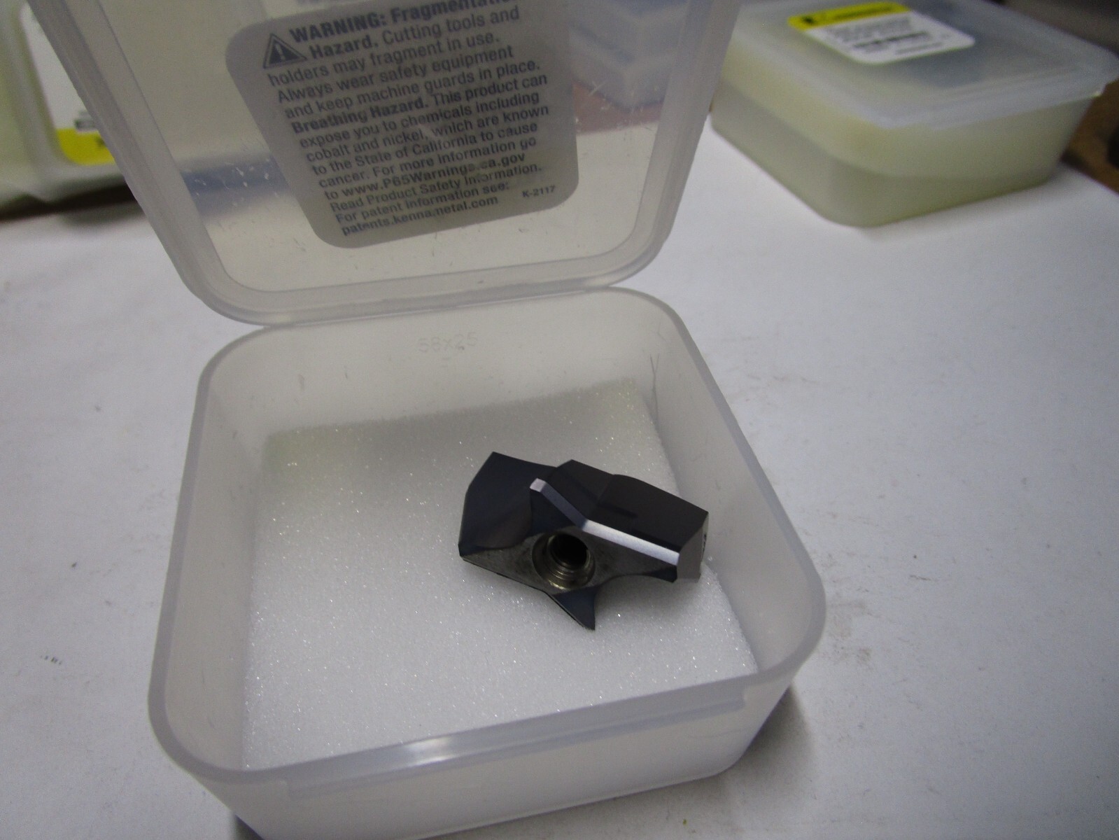 Kennametal KSEMP3400HPGM KC7315 Carbide Replaceable Tip Drill TiAlN Finish, 140°