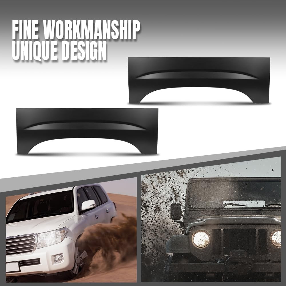 Rear Upper Arch Repair Panels Silverado Sierra 99-06 1500 07 Classic 1500-3500