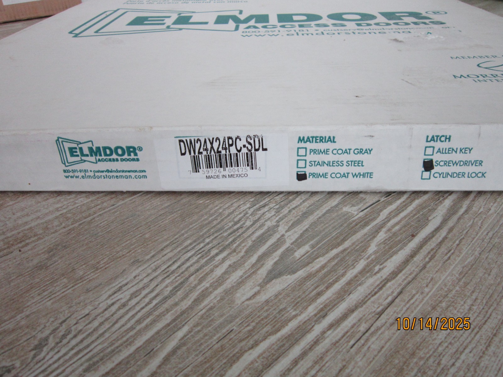 Elmdor 24 in. x 24 in. Fire Rated Dry Wall Access Panel