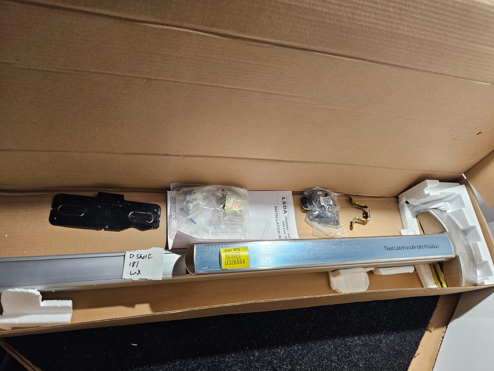 LSDA PDF9200R630S48 Rim Exit Device Fire Rated Stainless Steel 48″ 103992