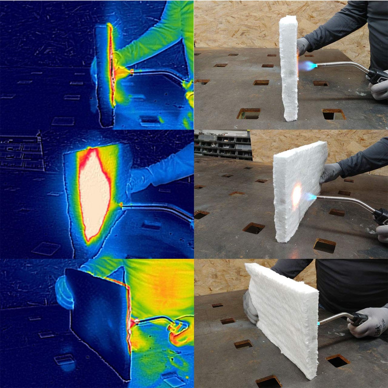 1 x 16 x 48 inch Lightweight FireProof Blanket Insulation For Multiple Uses