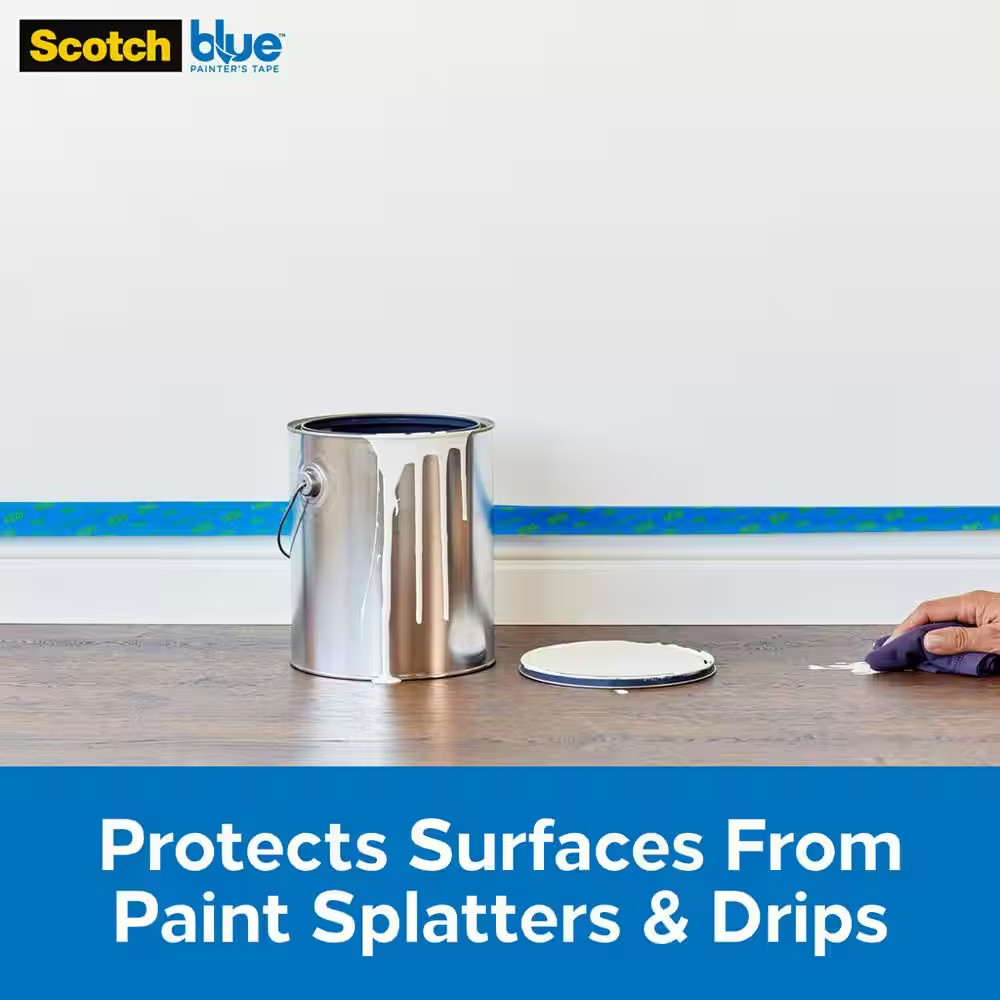 Scotchblue 4 Ft. X 90 Ft. Clear Pre-Taped Painter’S Plastic Sheeting