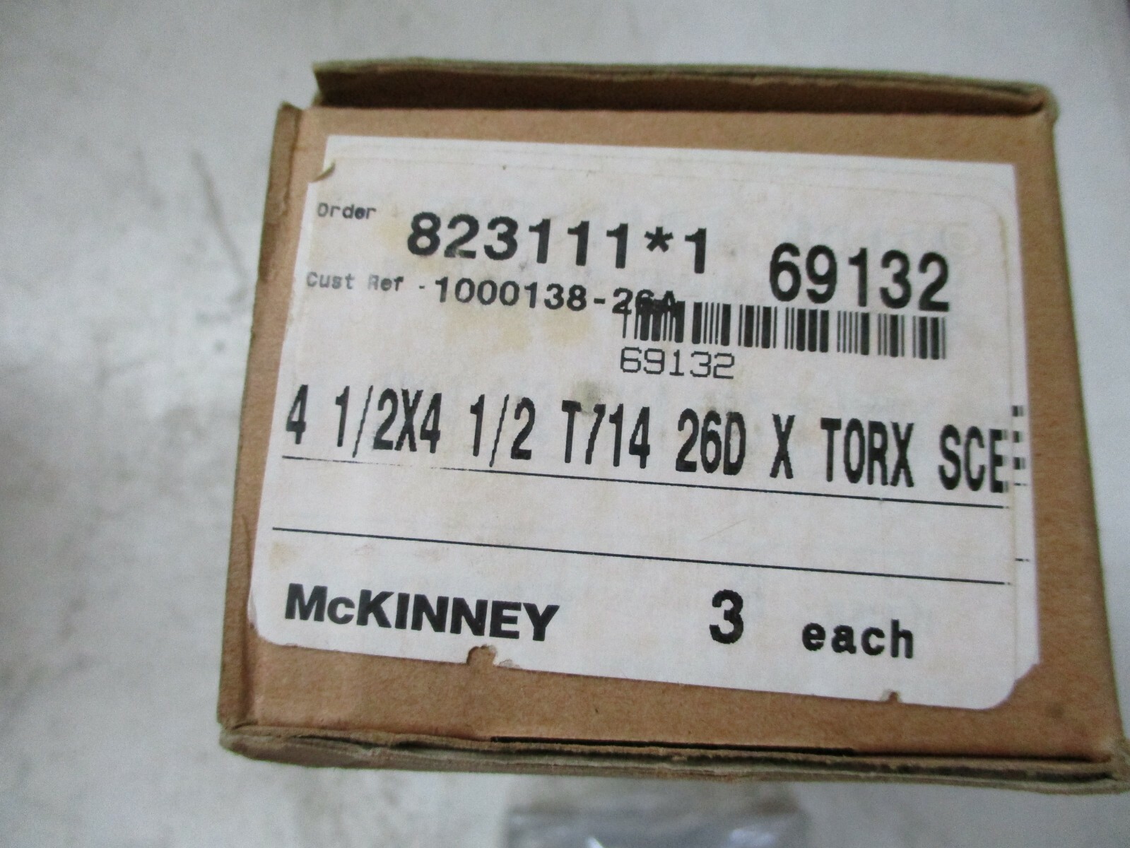 SET OF 3 MCKINNEY 69132 T714 26D 4-1/2 X 4-1/2 ASSA ABLOY COMMERICAL HD HINGES