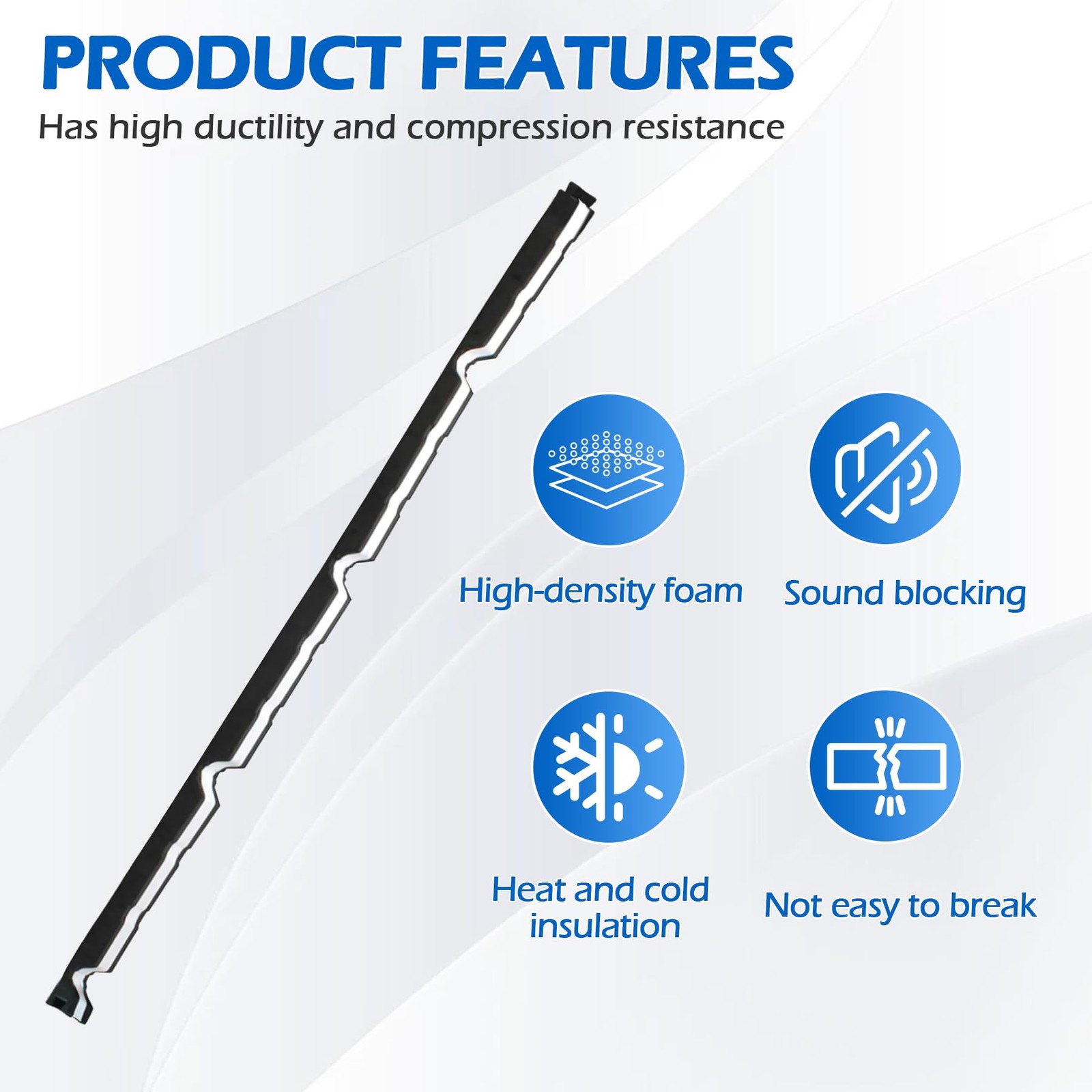 Upgrade Self-Adhesive 9 in Outside Classic Rib Profile Foam outer,