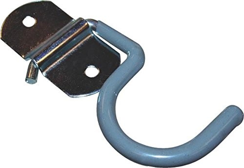 Crawford 3.65 in. L Vinyl Coated Gray Steel Small Hanger Holder 5 lb. capacity