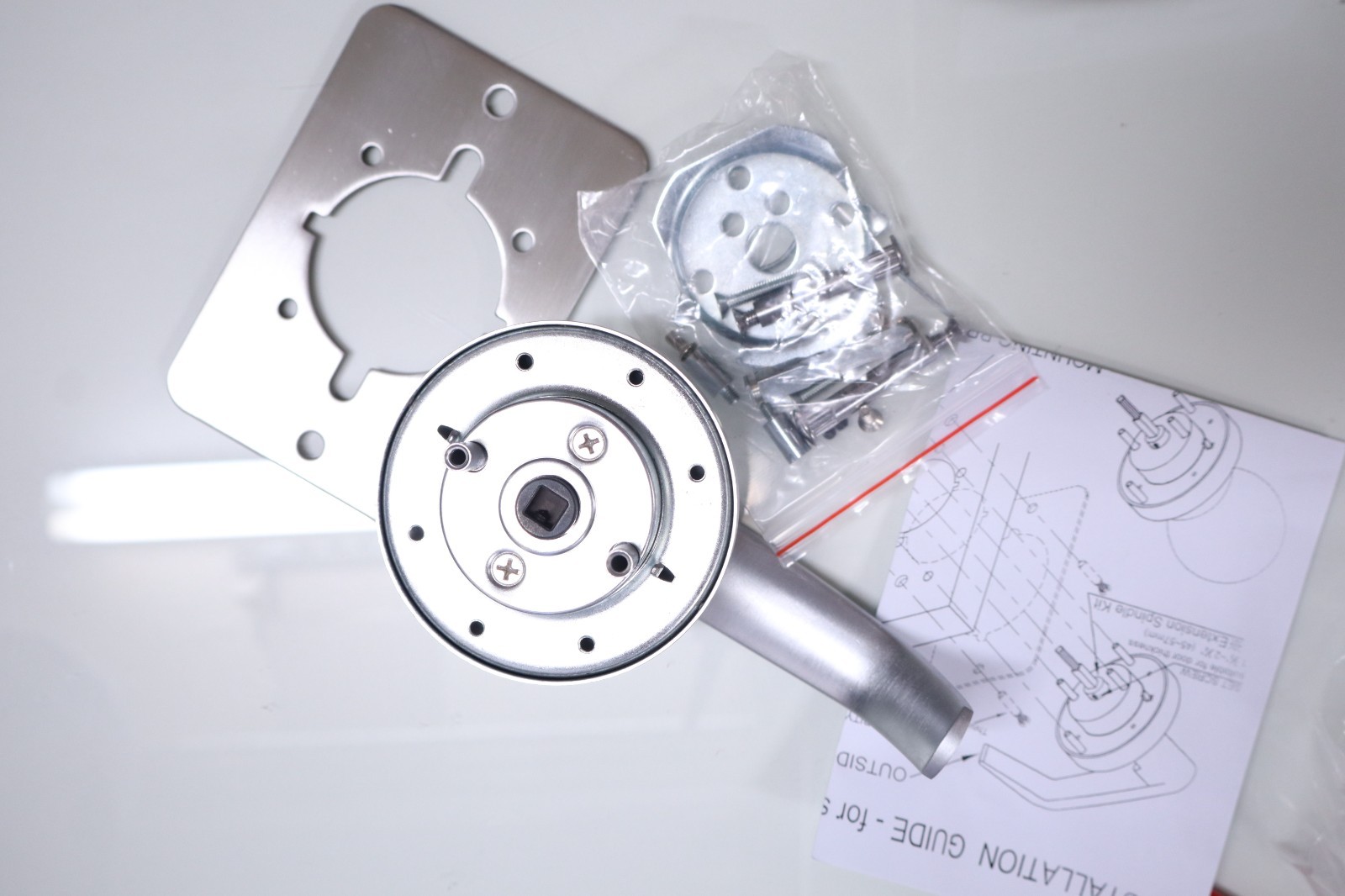 TELL CTL875 Passage Lever Trim f Exit Devices-US26D Satin ex1000006