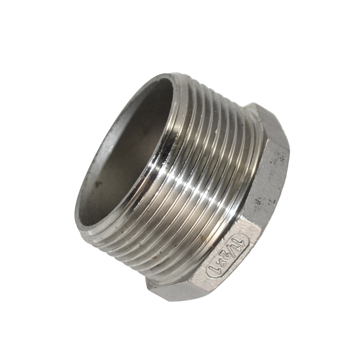 1-1/2” male to 1“ female Reducing bush Pipe Reducer Fitting Connector SS 304