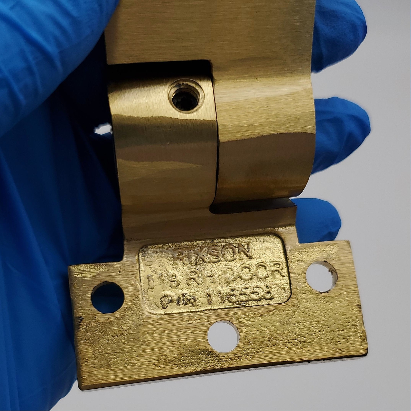 Rixson Intermediate Pivot 119 3/4″ Offset Satin Brass RH Full Mortise Right Hand