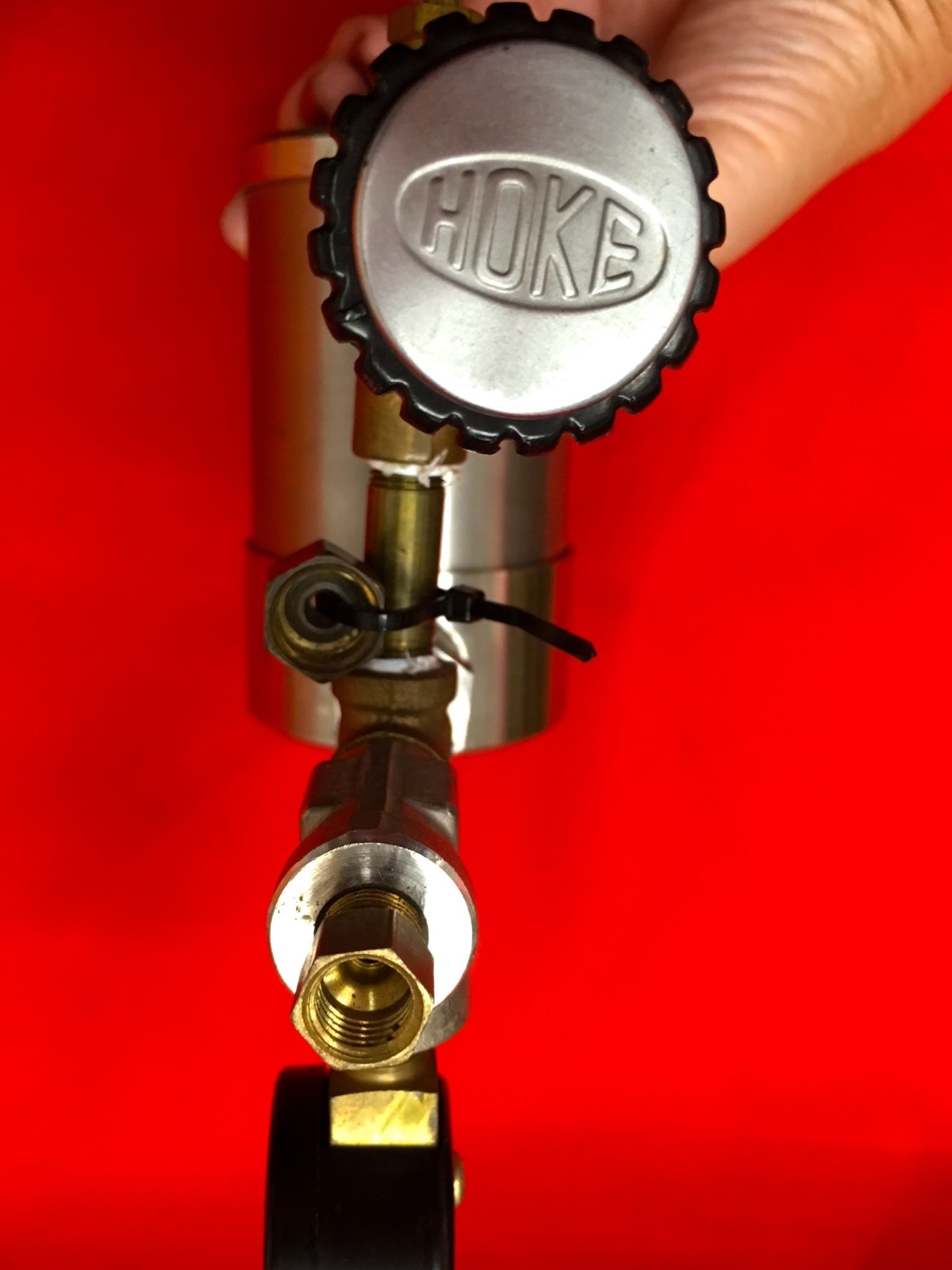 Balston Type 33 Element 100-12 250psig@400F PLUS Hoke Needle Valve Vacuum Gauge
