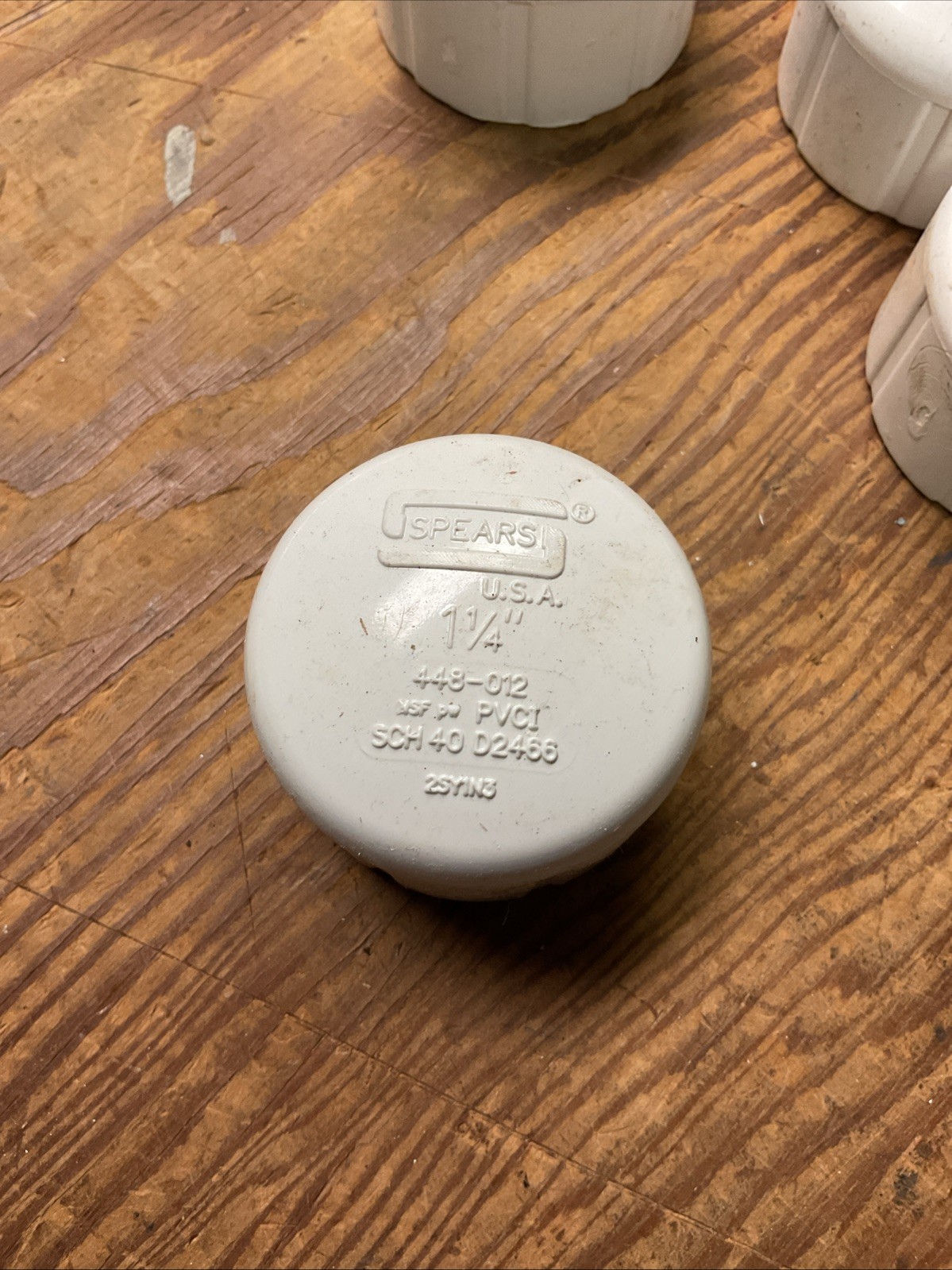 Spears Cap Threaded Schedule 40 PVC 1-1/4″ 448-012