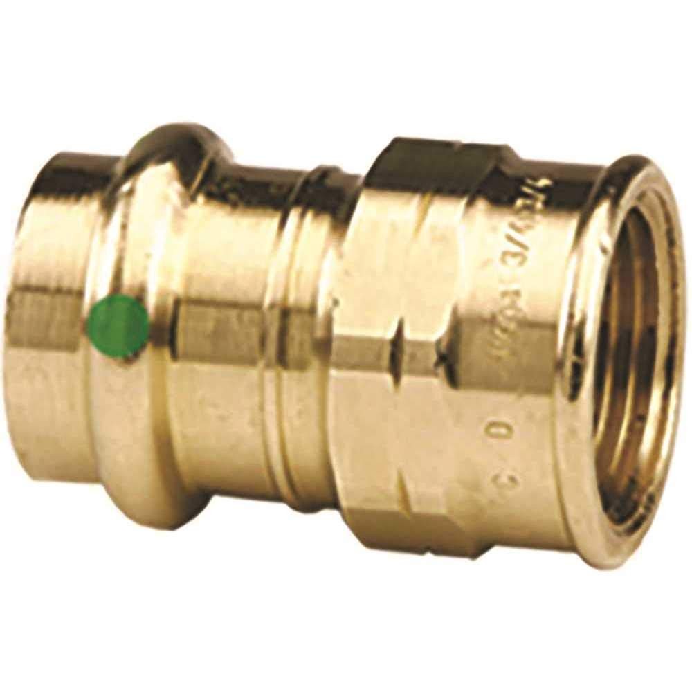 Viega ProPress 3/4″ Press x 3/4″ Female Thread Adapter in Bronze – 79315