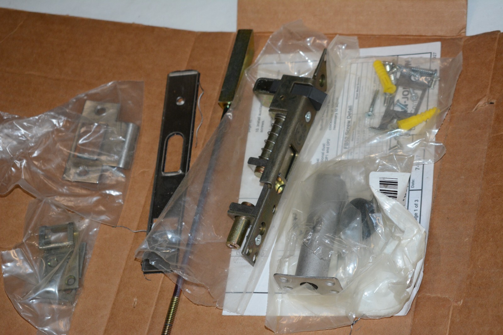 Glynn-Johnson Top Bolt with Auxiliary Fire Latch FB52 US26D