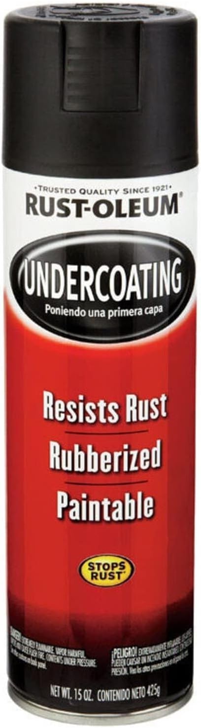 Truck Rubberized Undercoating Spray, 15 oz, Black