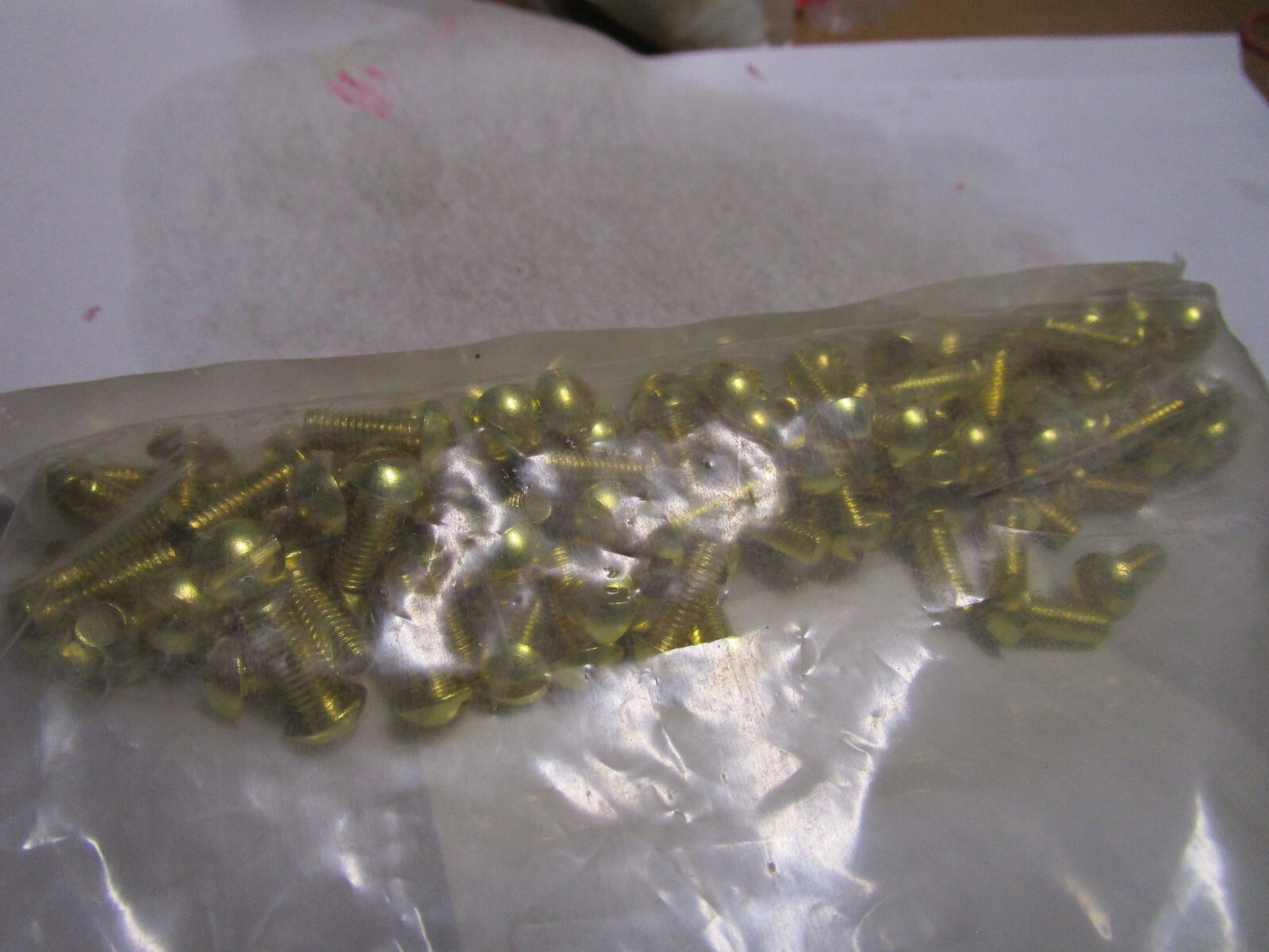 #10-32 x 1/2″ Brass Slotted Round Head Machine Screw QTY 100