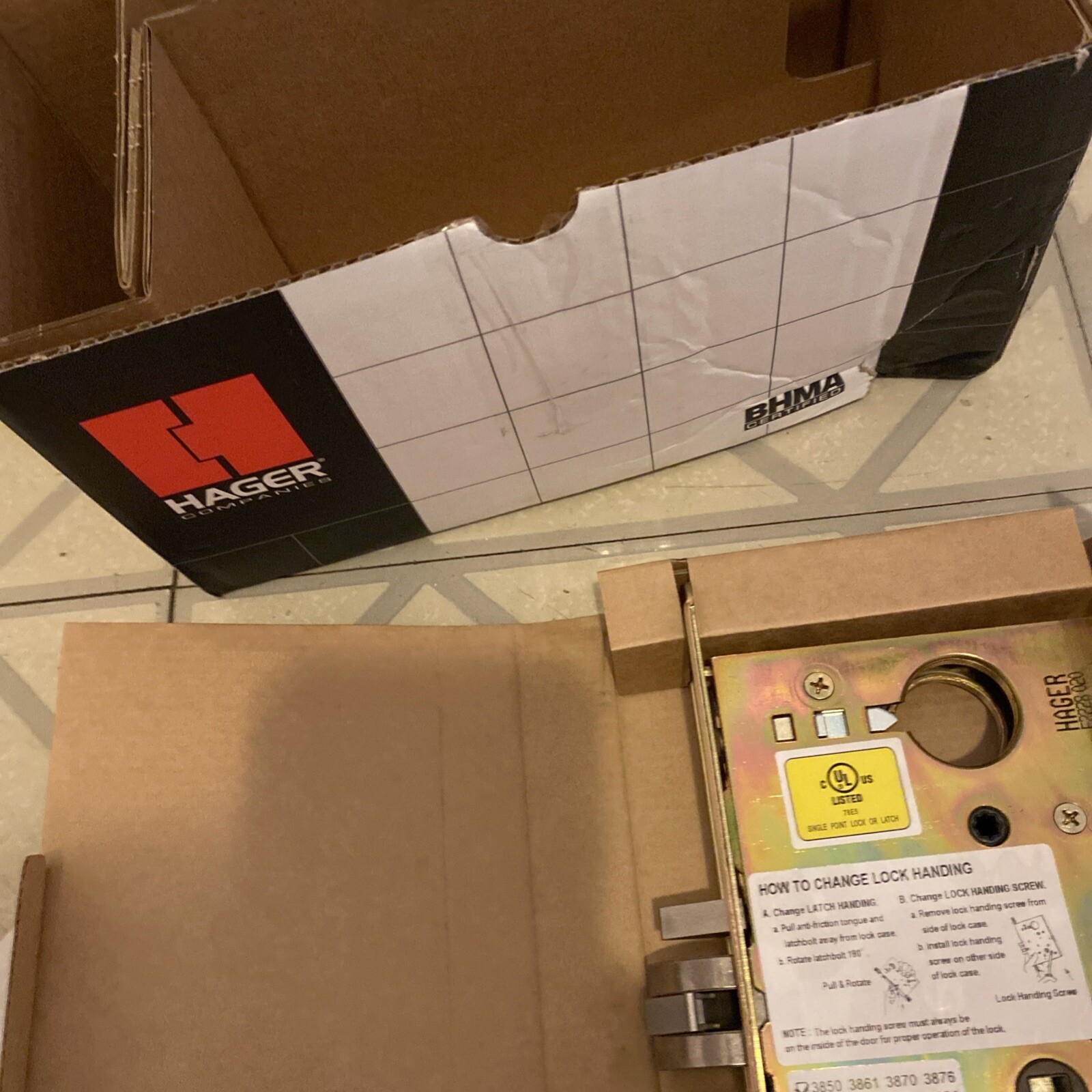 HAGER 3800 Series APARTMENT Mortise Lock Set NEW,3850,3861