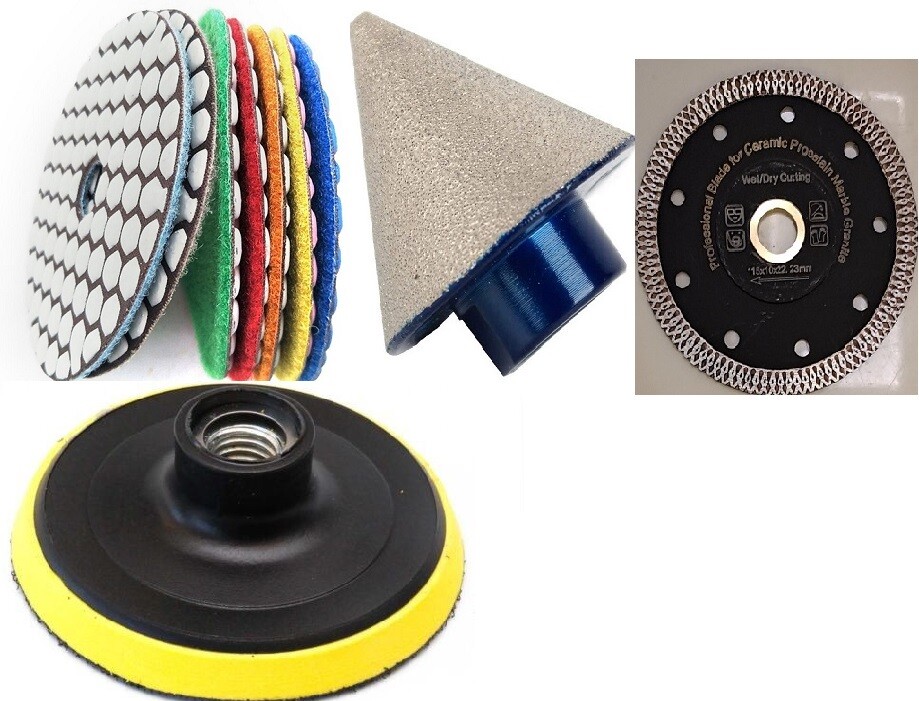 Diamond Chamfer Cone Bit stone polish pad super thin ceramic porcelain saw blade