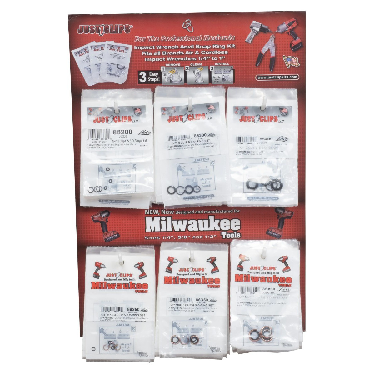 Lisle JCMCTSRD JC & MKE 6×10 6 Hook CB Display 87200