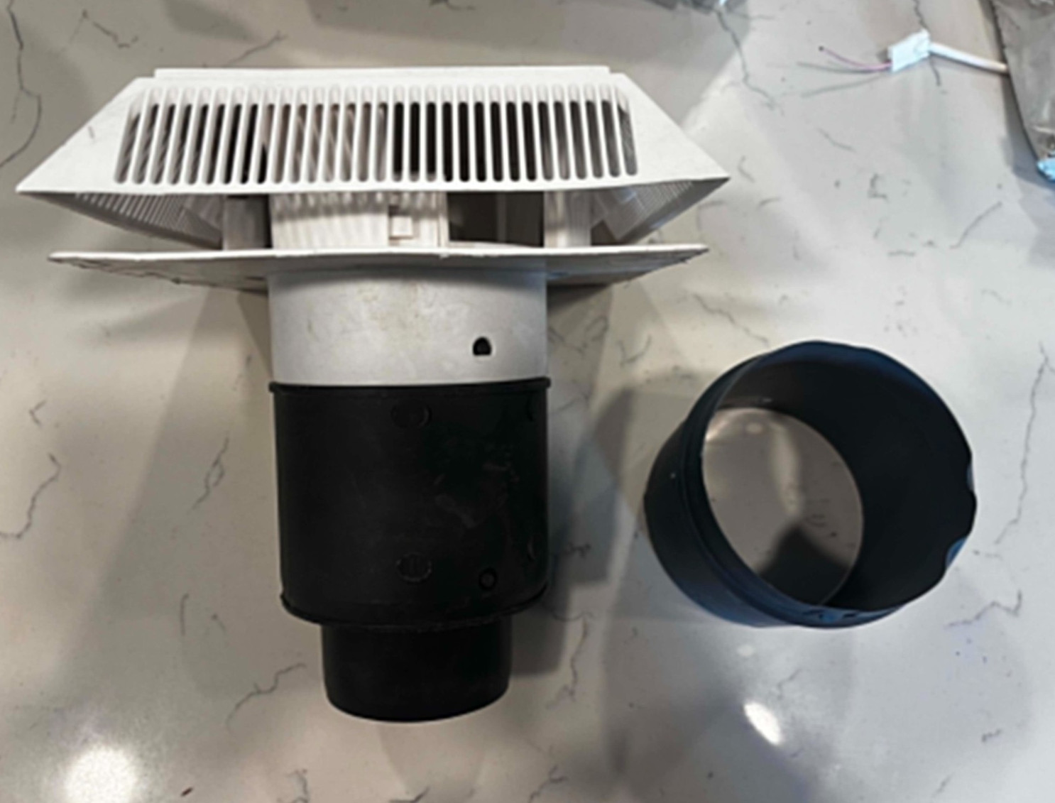 Mid-America Intake/Exhaust Vent White 7″ x 7-1/2″