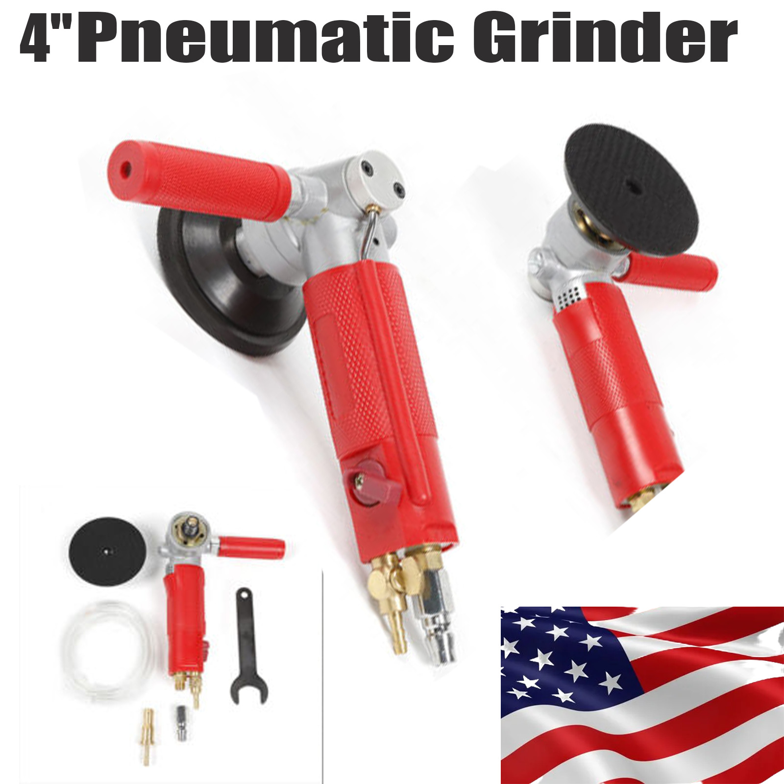 Wet Grinder Polisher Concrete Sanding stone Granite 4″ Polishing 1 Pad wrench US