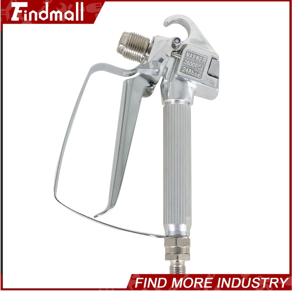 Findmal 6 Pcs Airless Paint Spray Gun 3600PSI W/517 Tip & Tip Guard For Sprayers