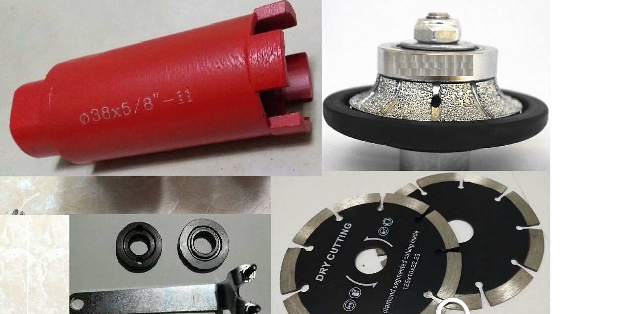wet polisher grinder 3/8″ Bullnose stone masonry lapidary core bit saw blade