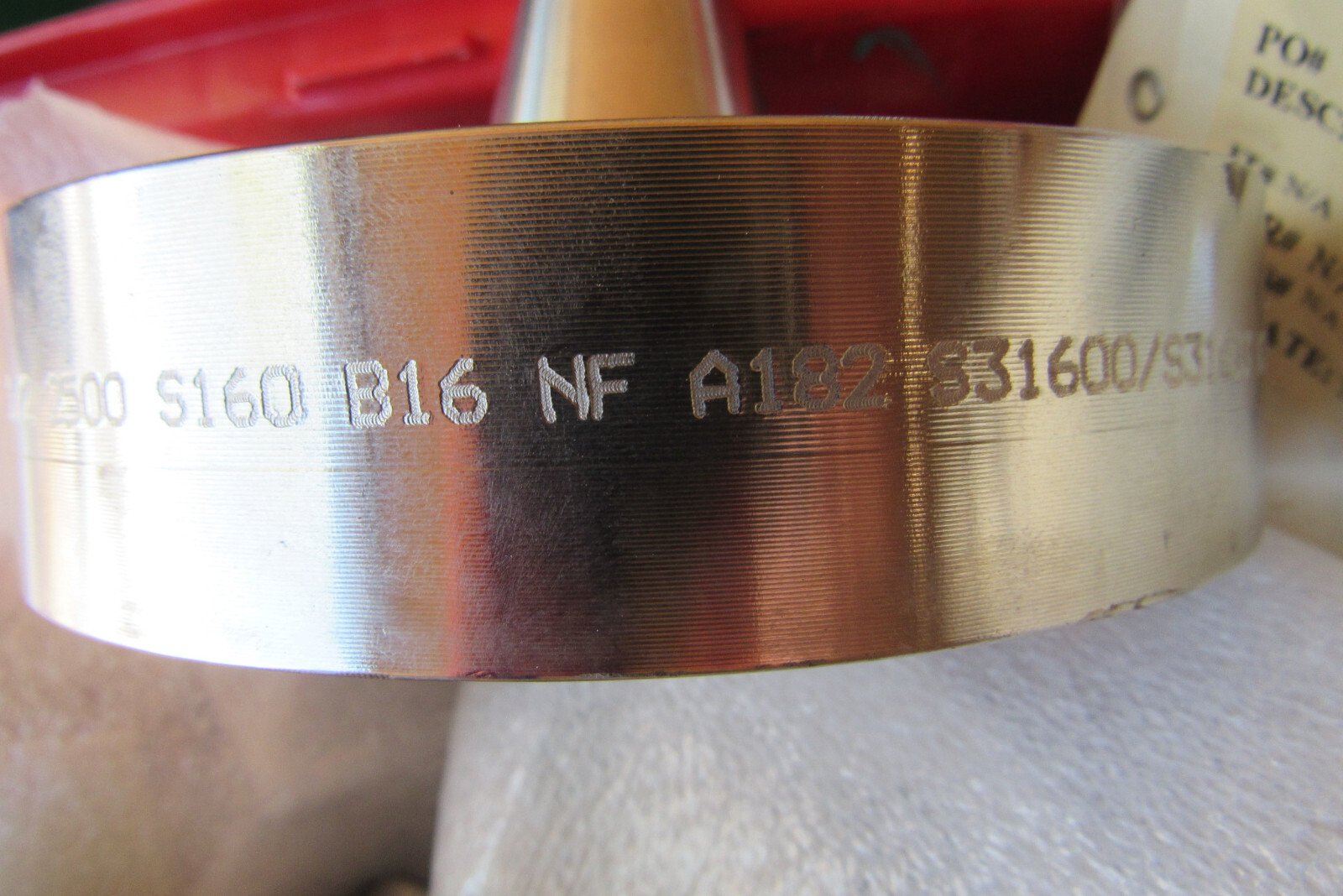 Weld Neck Flange Stainless Steel 1/2″ Class 2500 Schedule 160 Raised Face F316/L