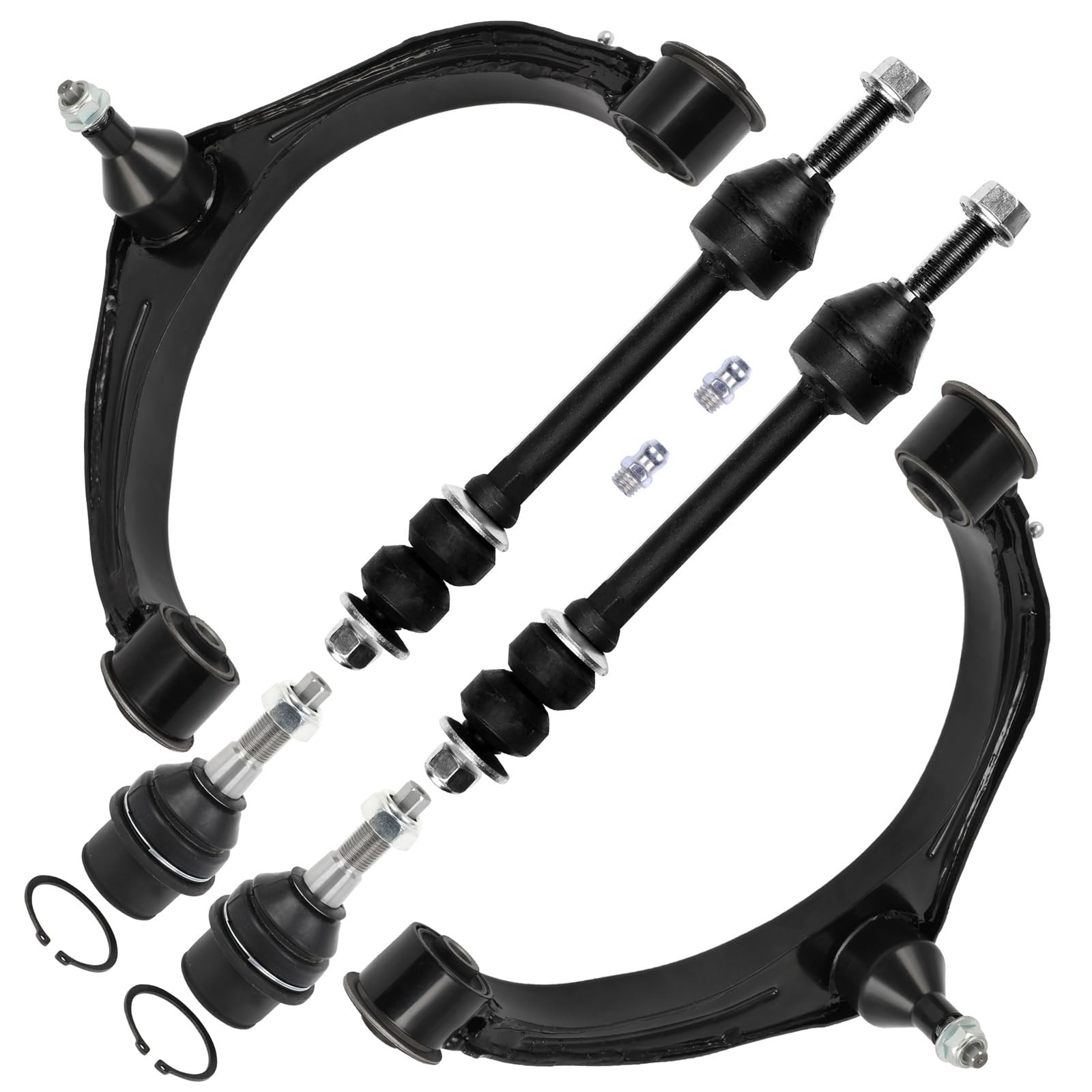 6pc Upper Control Arm Lower Ball Joint Sway Bar Link Kit 09-18 Ram 1500 K500286