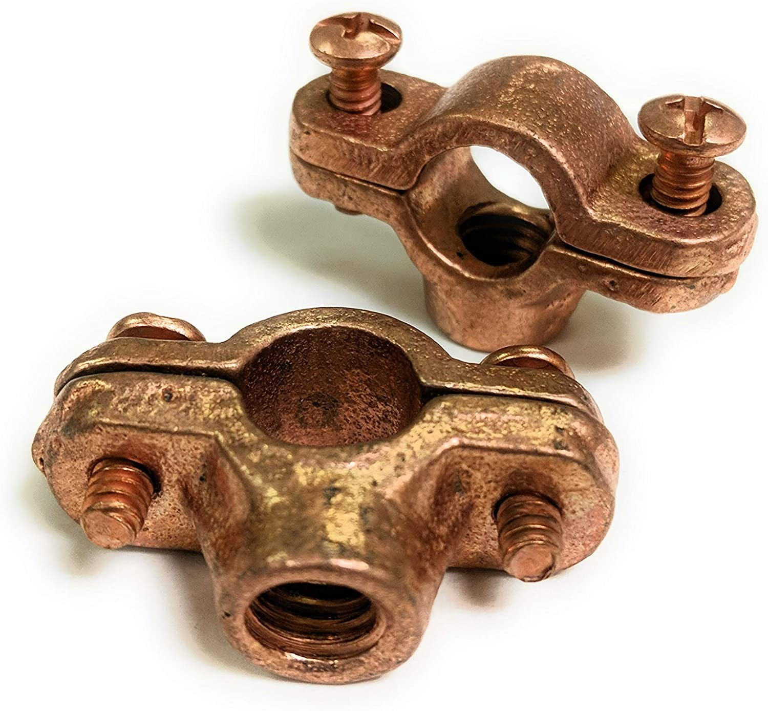 ICS Industries – 1/2″ COPPER PLATED SPLIT RING PIPE HANGER (25 1/2″, Copper