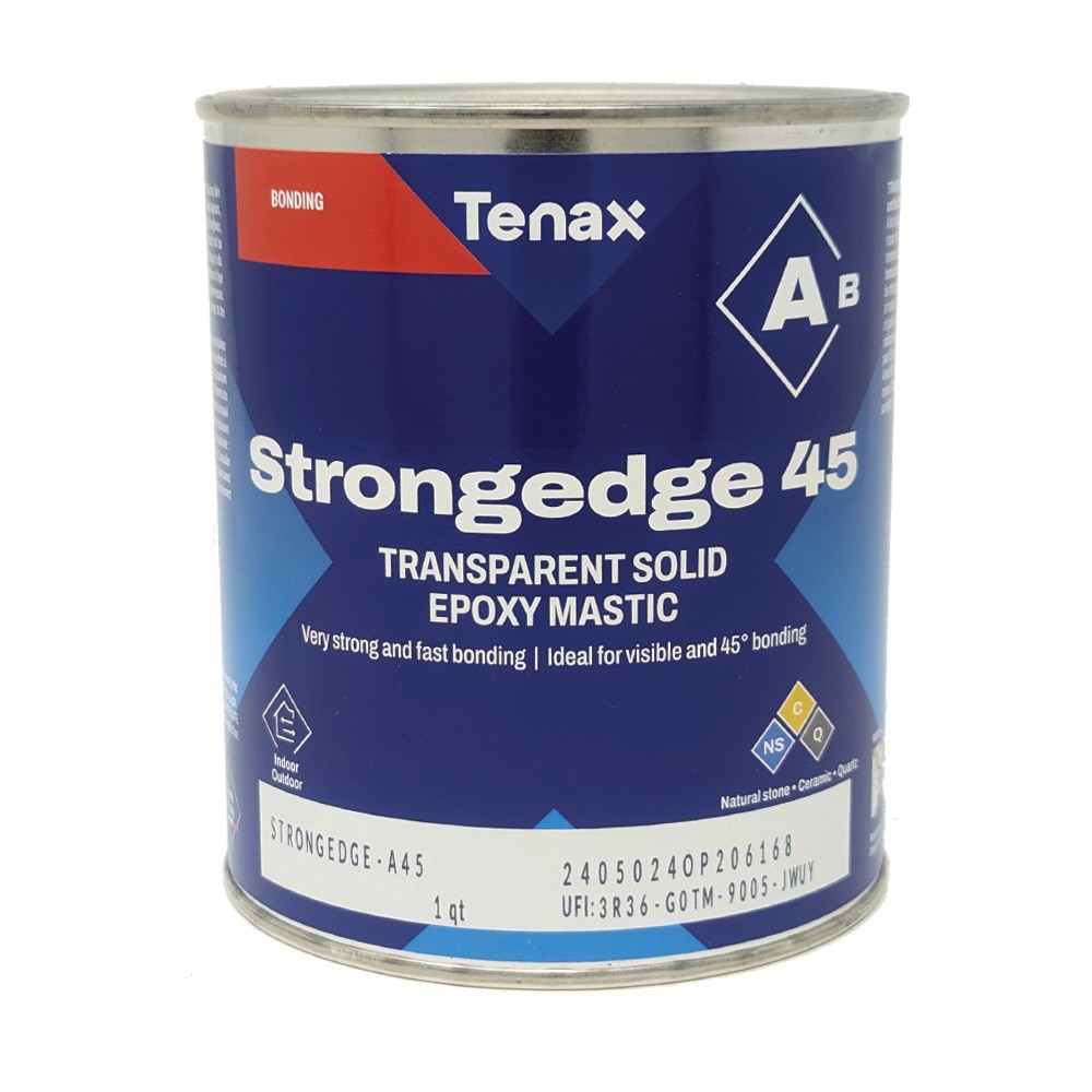 Tenax 2:1 StrongEdge 45 Epoxy Super Gel 1.5 Quart Kit