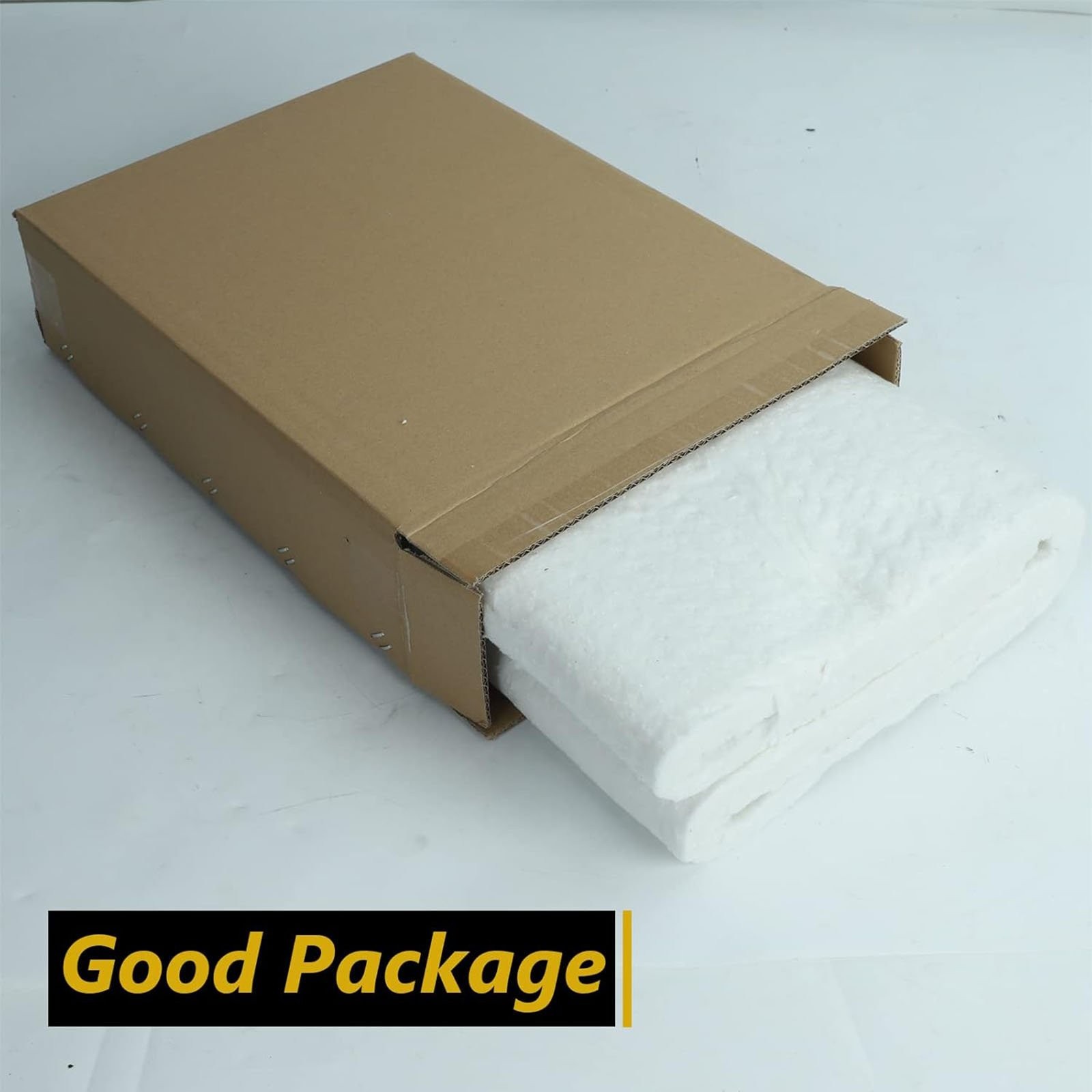 Fireproof Ceramic Fiber Insulation Blanket 1″ x 16″ x 48″ For Multiple Uses