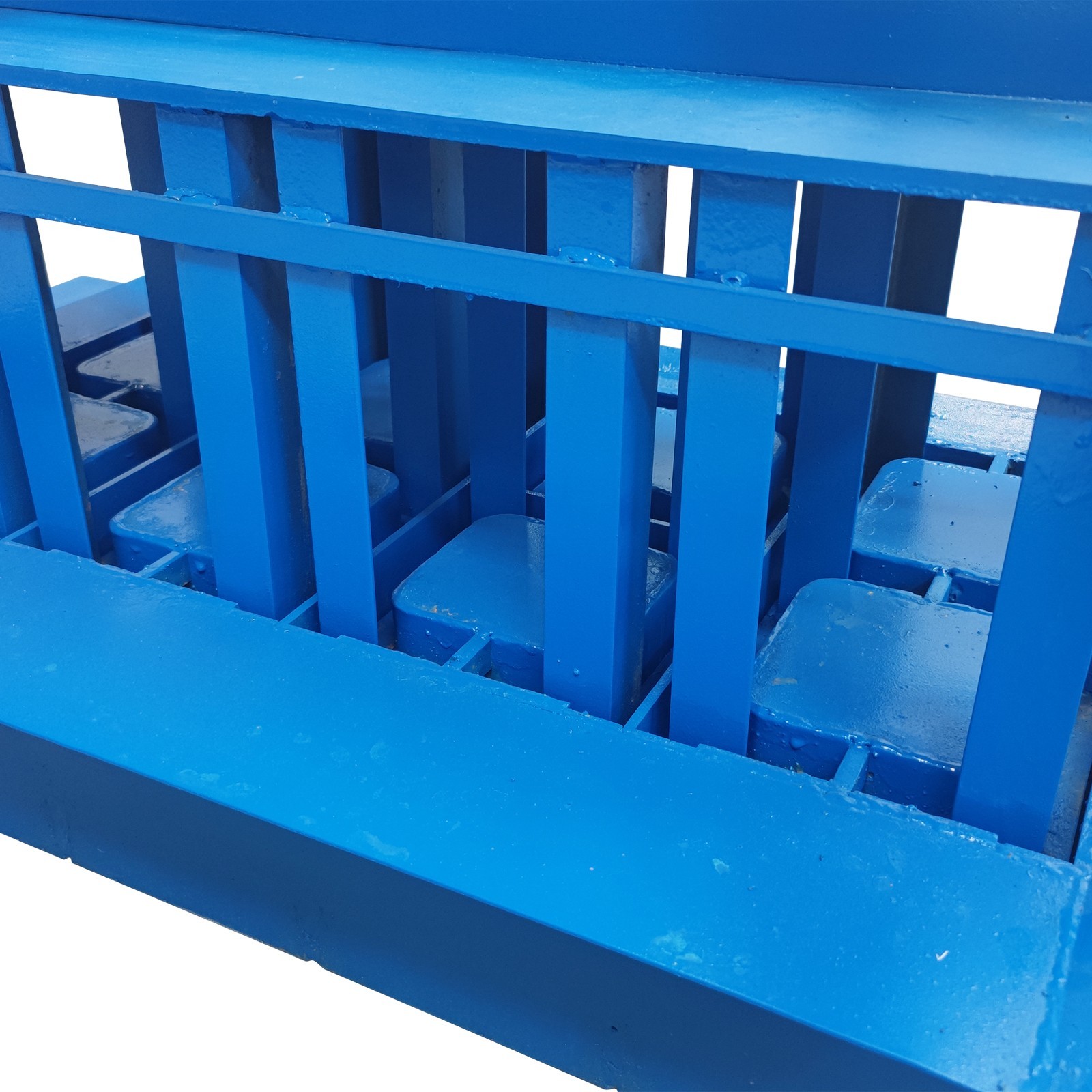 Manual Concrete Hollow Block Maker H1 Hole 4 Bricks/Time Brick Molding Machine