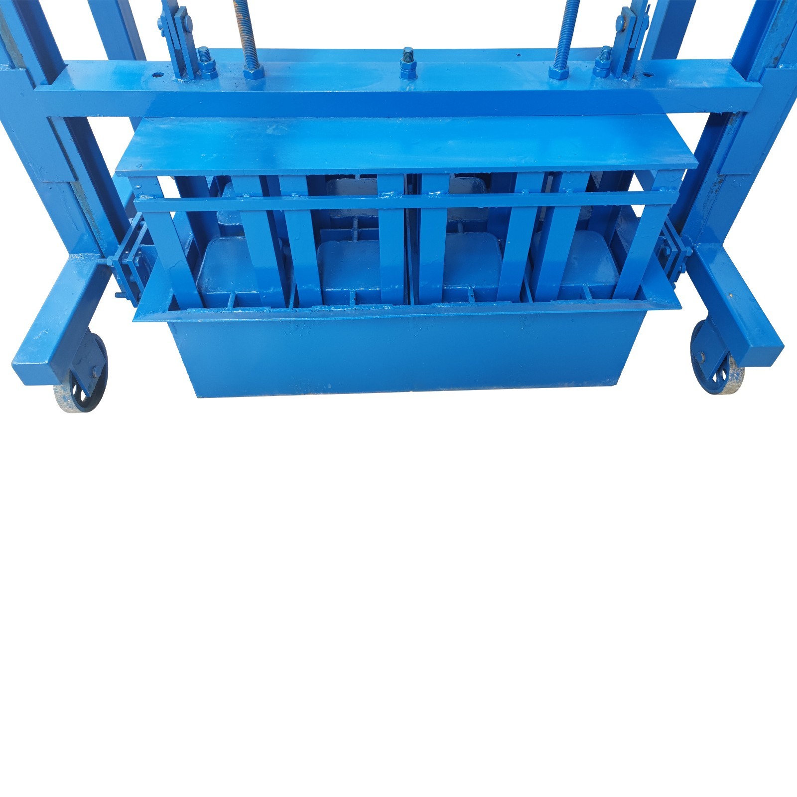 Manual Hollow Soil Block Brick Molding Machine Brick Maker 4Bricks Each Time H1