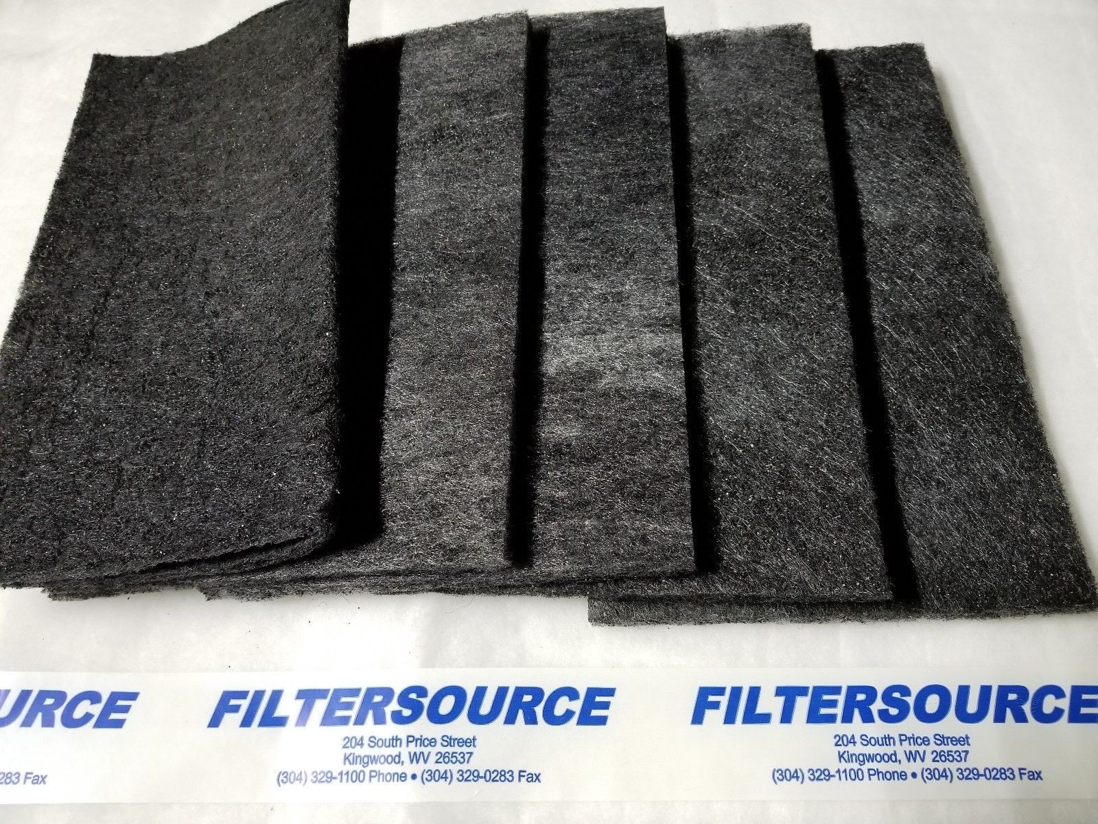 Paint Booth Carbon Odor VOC Adsorption Filters 20x20x 1/2″ Double carbon 10 pack