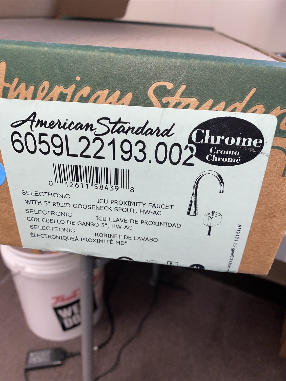 American Standard Selectronic Proximity Faucet, Chrome 6056L22193.002