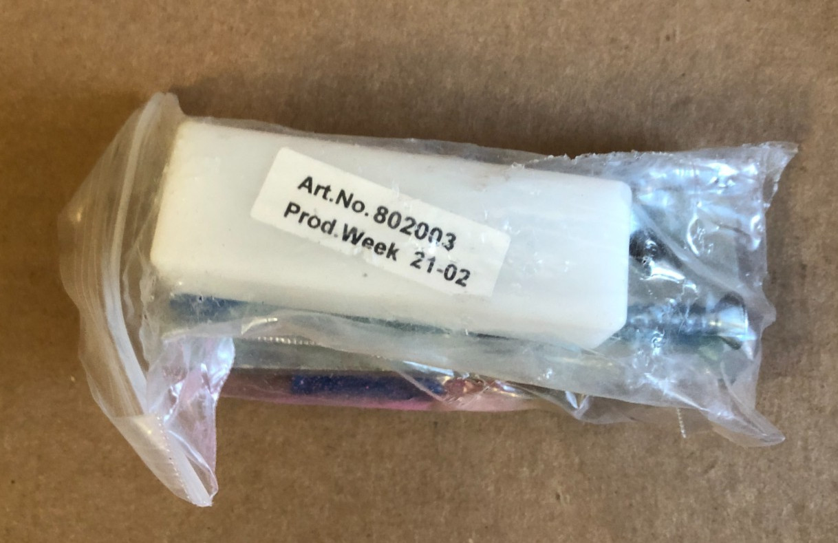 ASSA ABLOY BESAM 50-15-167 Cart Door Non-Panic Floor Guide Art No. 802003