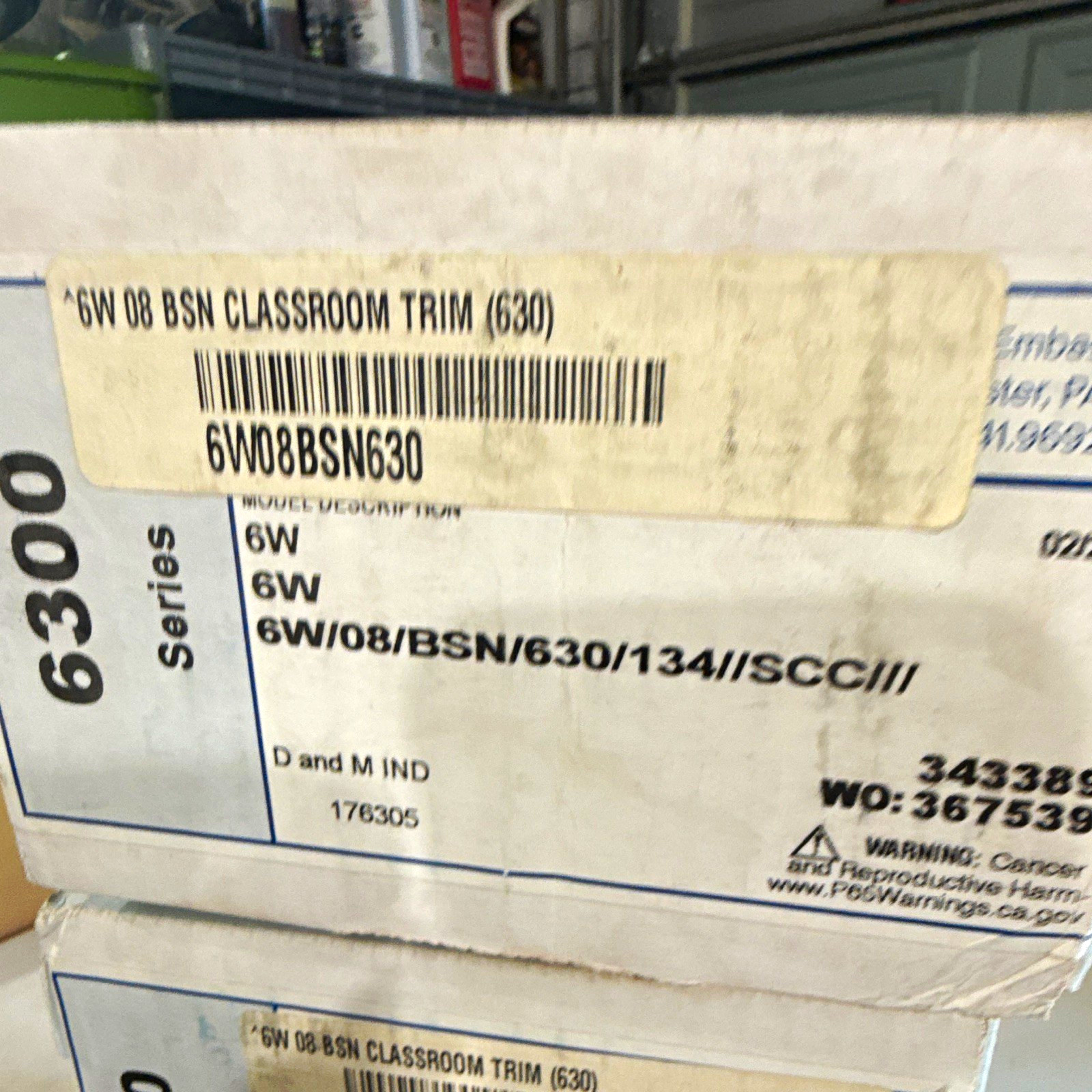 Qty of 4 – PDQ 6W 08 BSN 630 Series Classroom Trim w/Keys