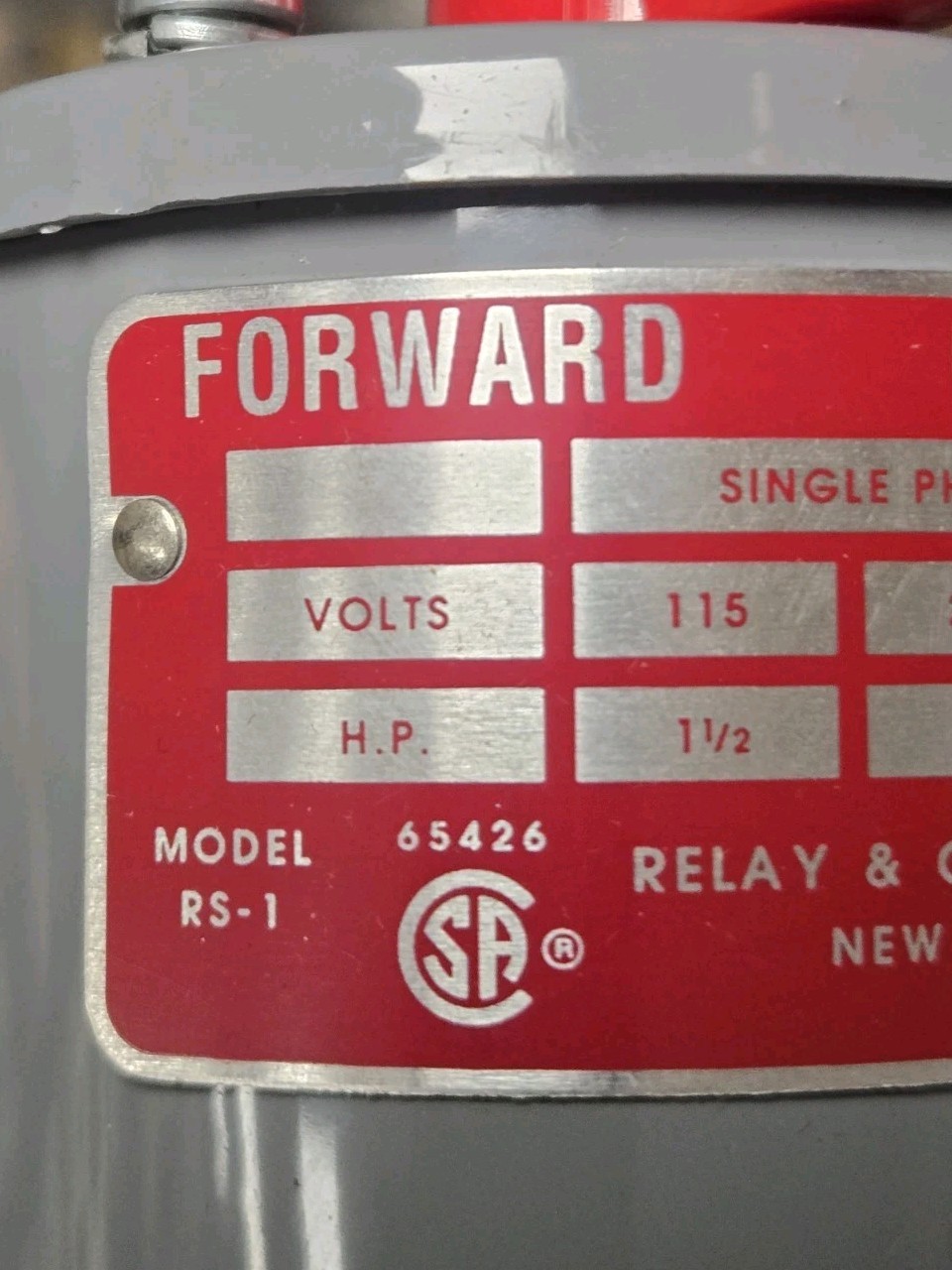 BRAND NEW NOS Relay And Control RS-1 Reversing Drum Control