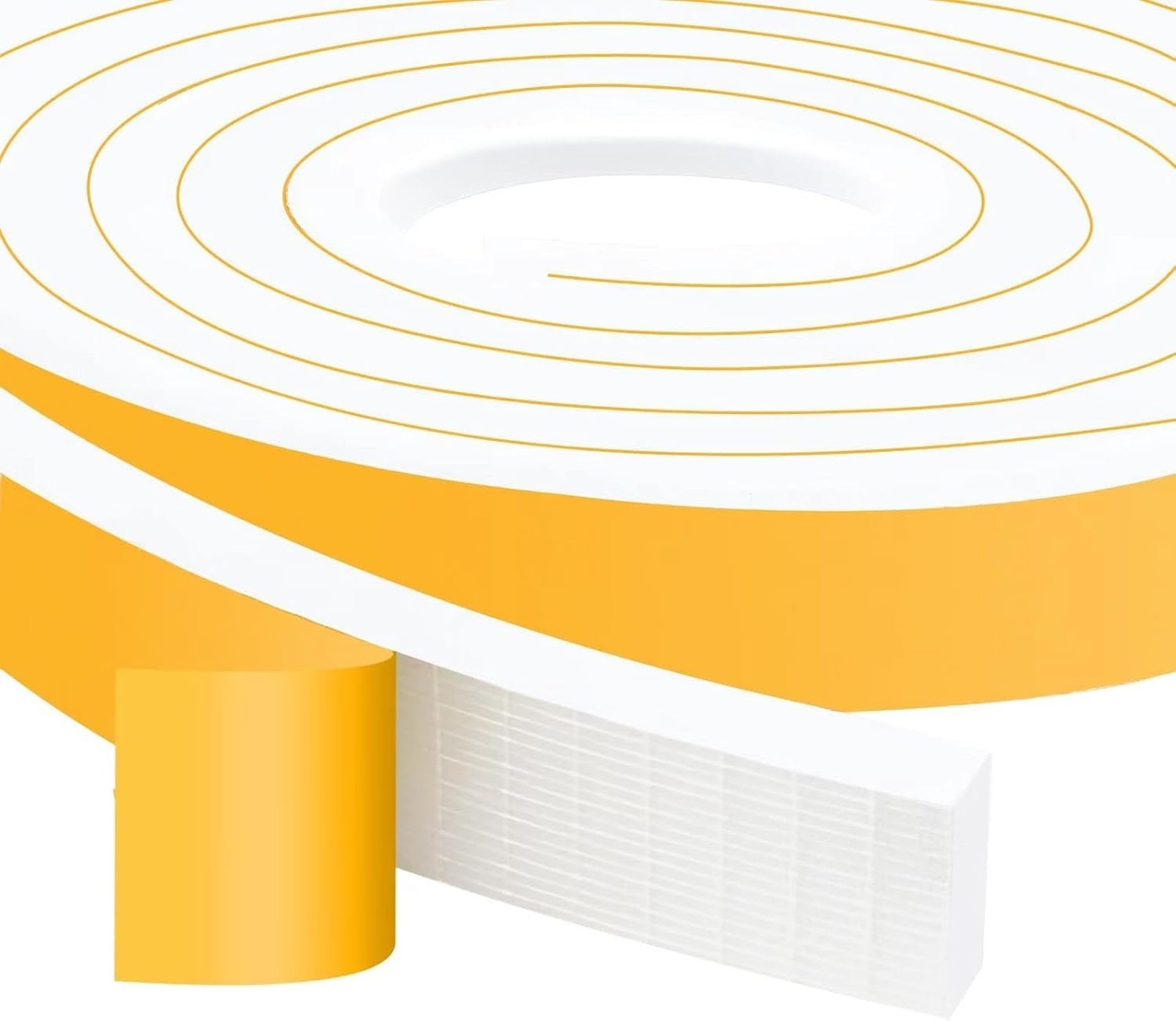 Thick Foam Seal Tape, Wide Gap Filler, Weatherproof, 1×1/2in | Strong Self-Ad…