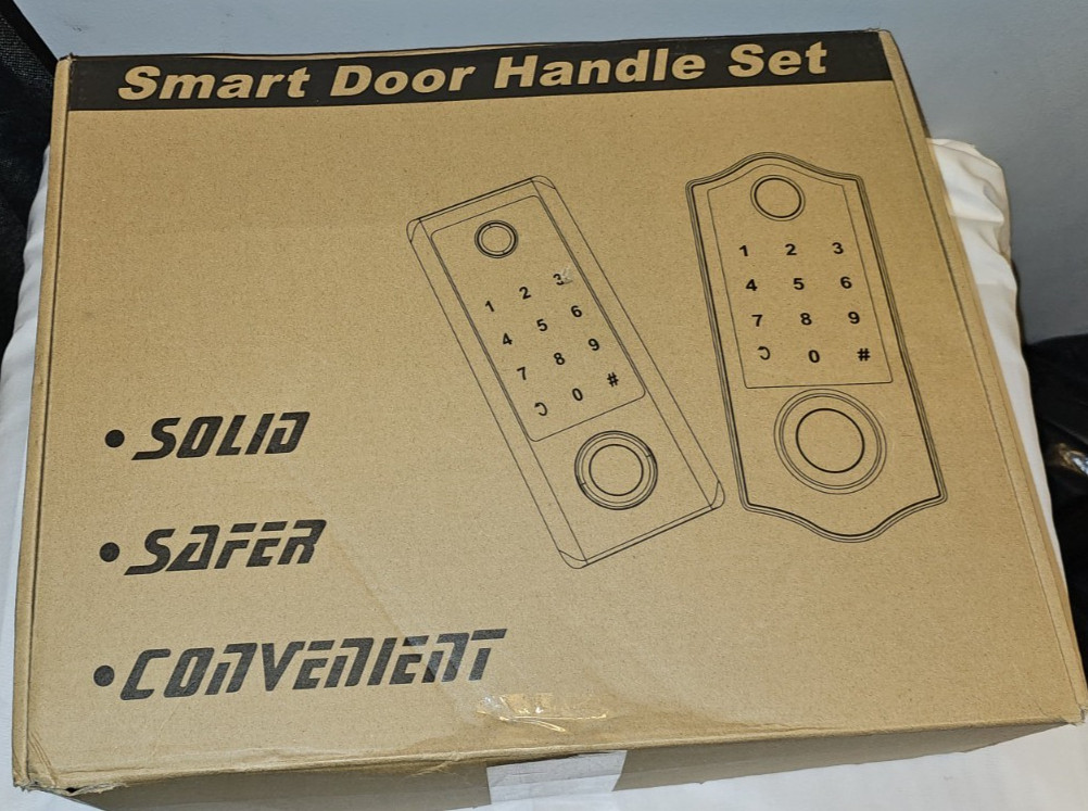 Front Door Lock Sets, Electronic Keypad Deadbolt, BEBASIA Smart Door Lock